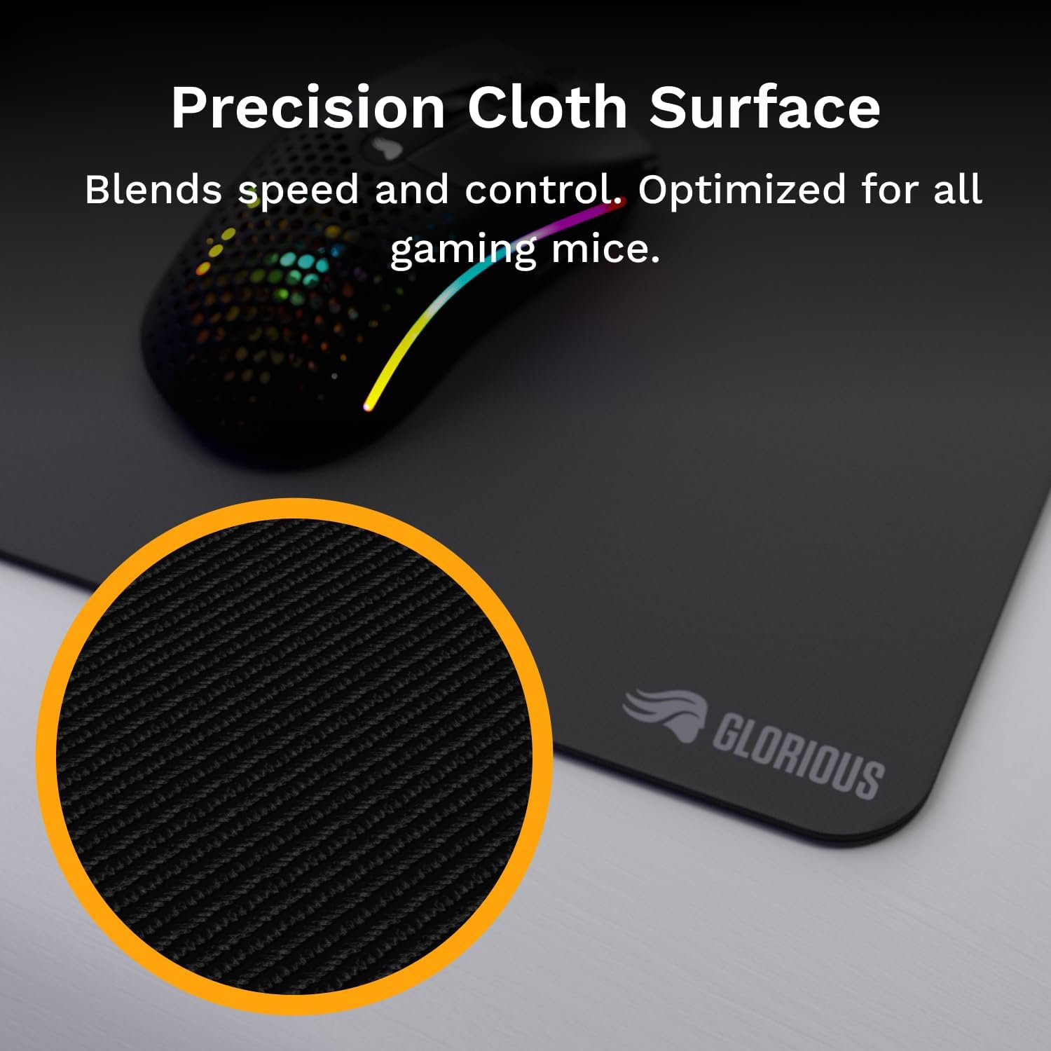 Glorious Gaming Mouse Pad GMP 2 - LE - Spill-Proof Mouse Pad, Optimised for All Gaming Sensors, Balanced Surface for Speed & Control, Edgeless Design - 915Mm X 280Mm X 3Mm - Large Extended Desk Mat image number 1
