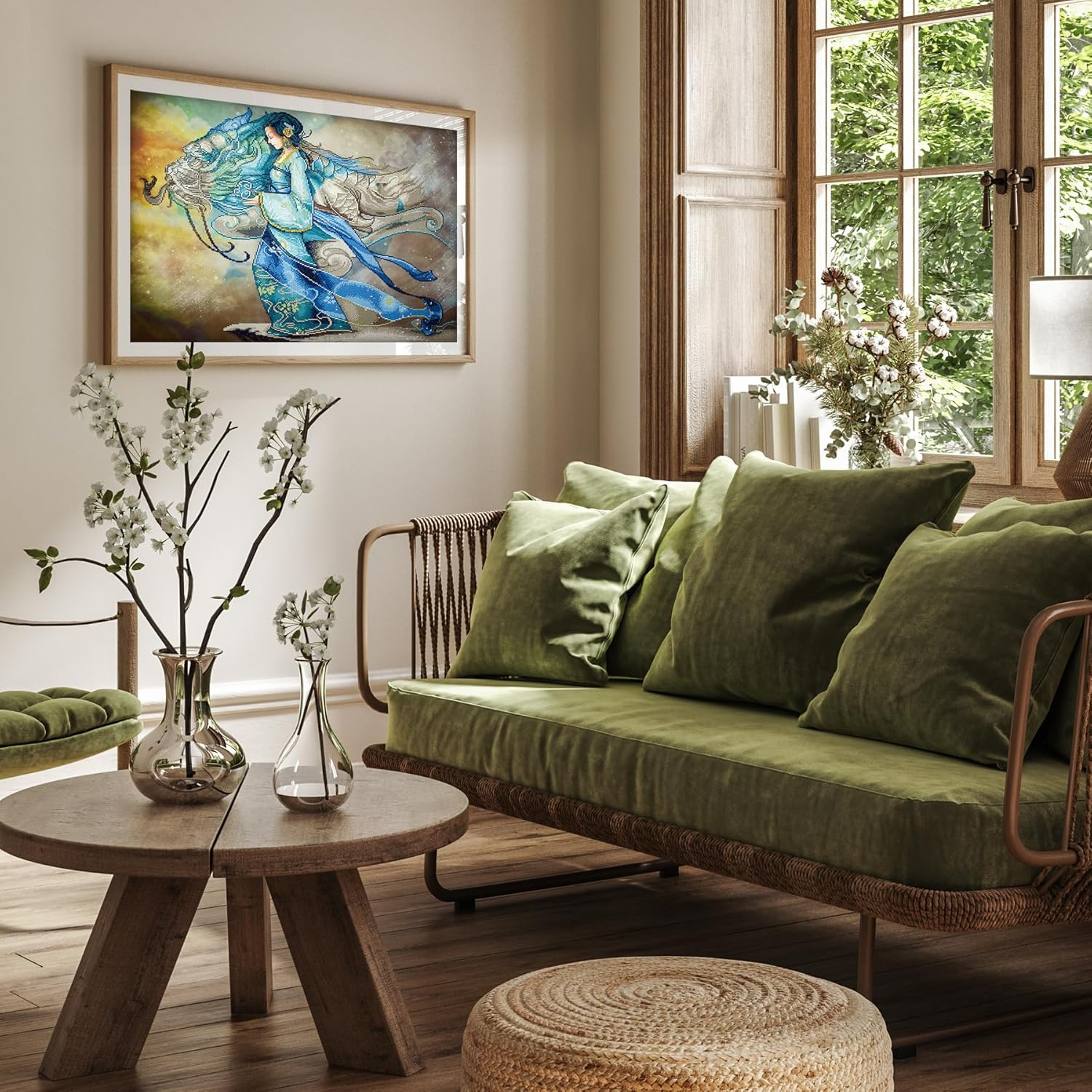 DIAMOND DOTZ DIAMOND DOTZ Dragon Princess - 85 X 67CM (33.5 X 26.4IN)