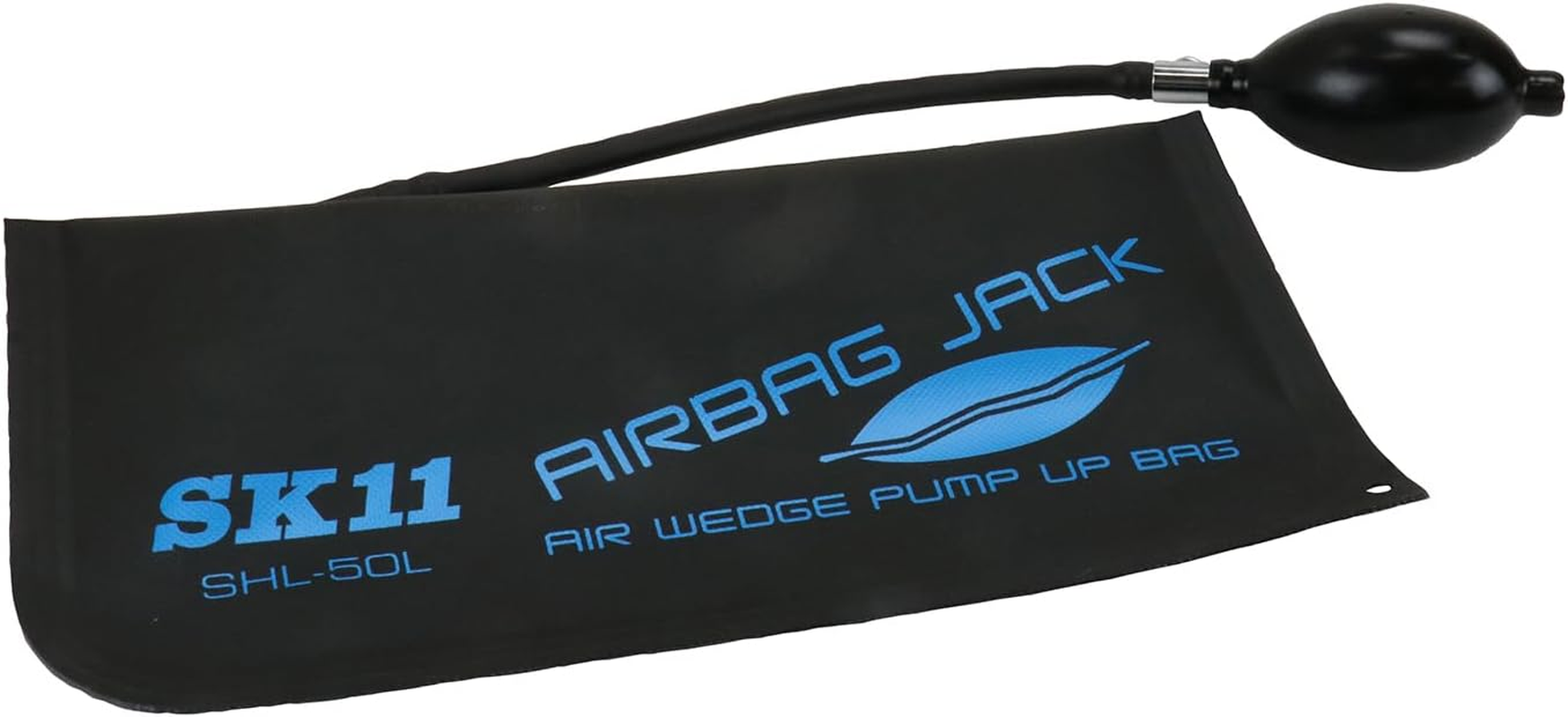 SK11 SHL-50L Airbag Jack, Load Capacity 264.6 Lbs (120 Kg), Bag Height 0.1-2.0 Inches (3-50 Mm), Bag Size 10.8 X 5.3 Inches (27.4 X 13.5 Cm), for Gap Expansion, Height Adjustment, Installation image number 1