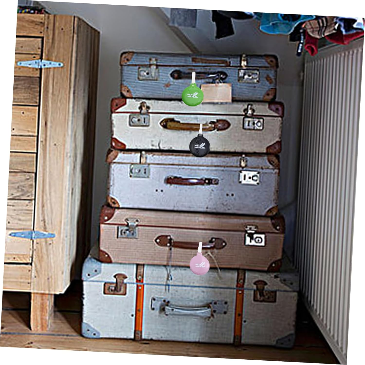 TEMPNAP 5Pcs Multifunctional Boarding Pass Tag Travel Accessory Luggage Tag Name Fun Luggage