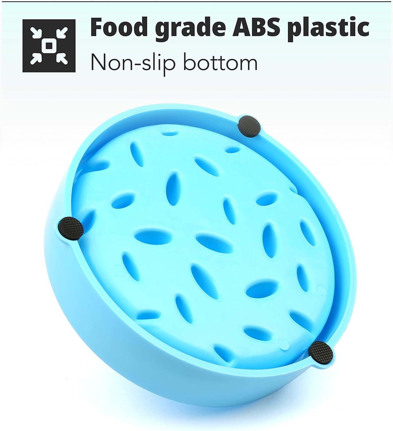 H&S Slow Feeder Dog Bowl - Slow Eating Dog Bowl - Interactive Feeder - Slow down Feed Dog Cat Feeding Bowl - Pet Bloat Stop Dog Bowl image number 5