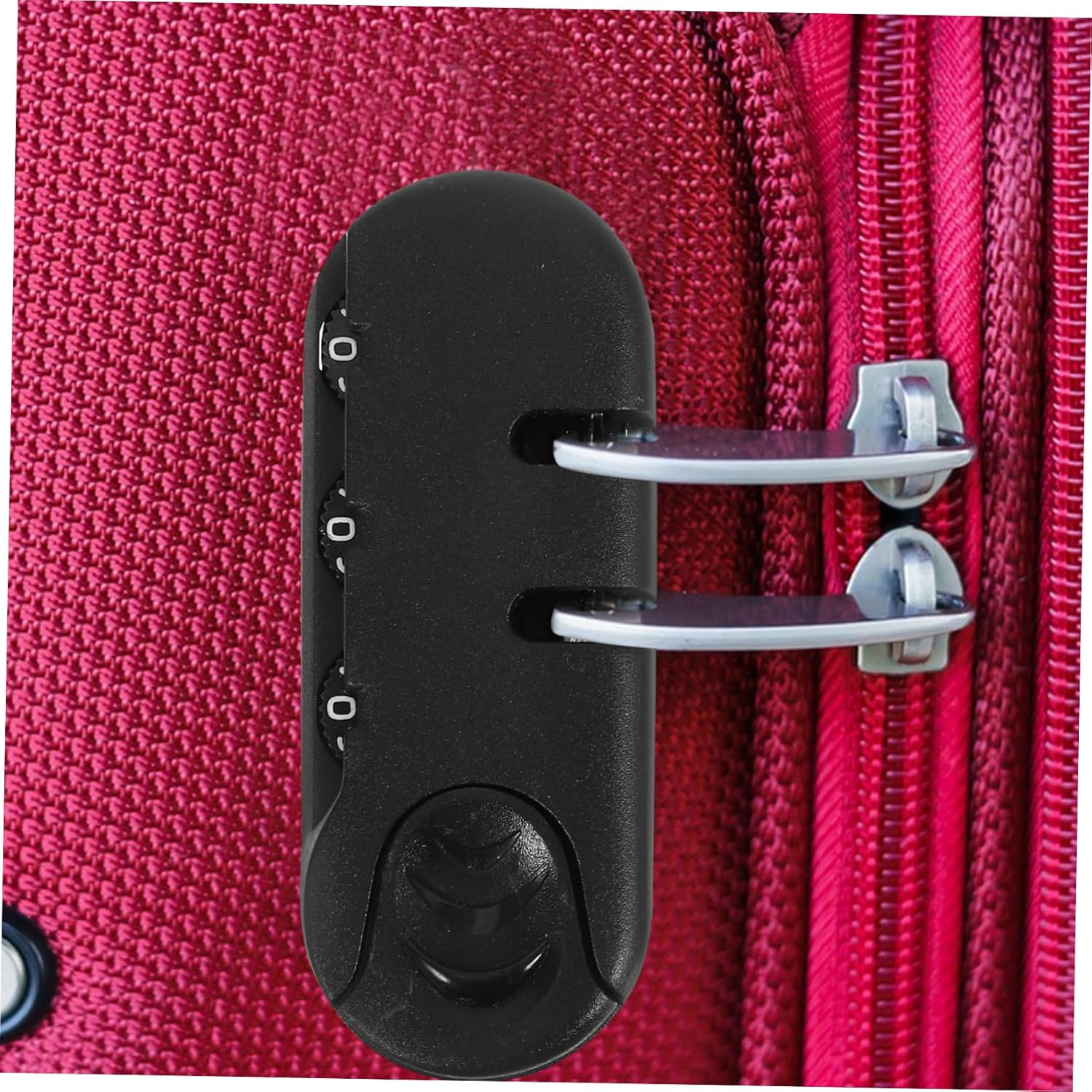 LIFKOME 3Pcs anti Theft Luggage Lock 3 Digit Combination Password Suitcase Padlock Backpack Zipper Security Lock for Travel Bags Thumb Operation image number 6