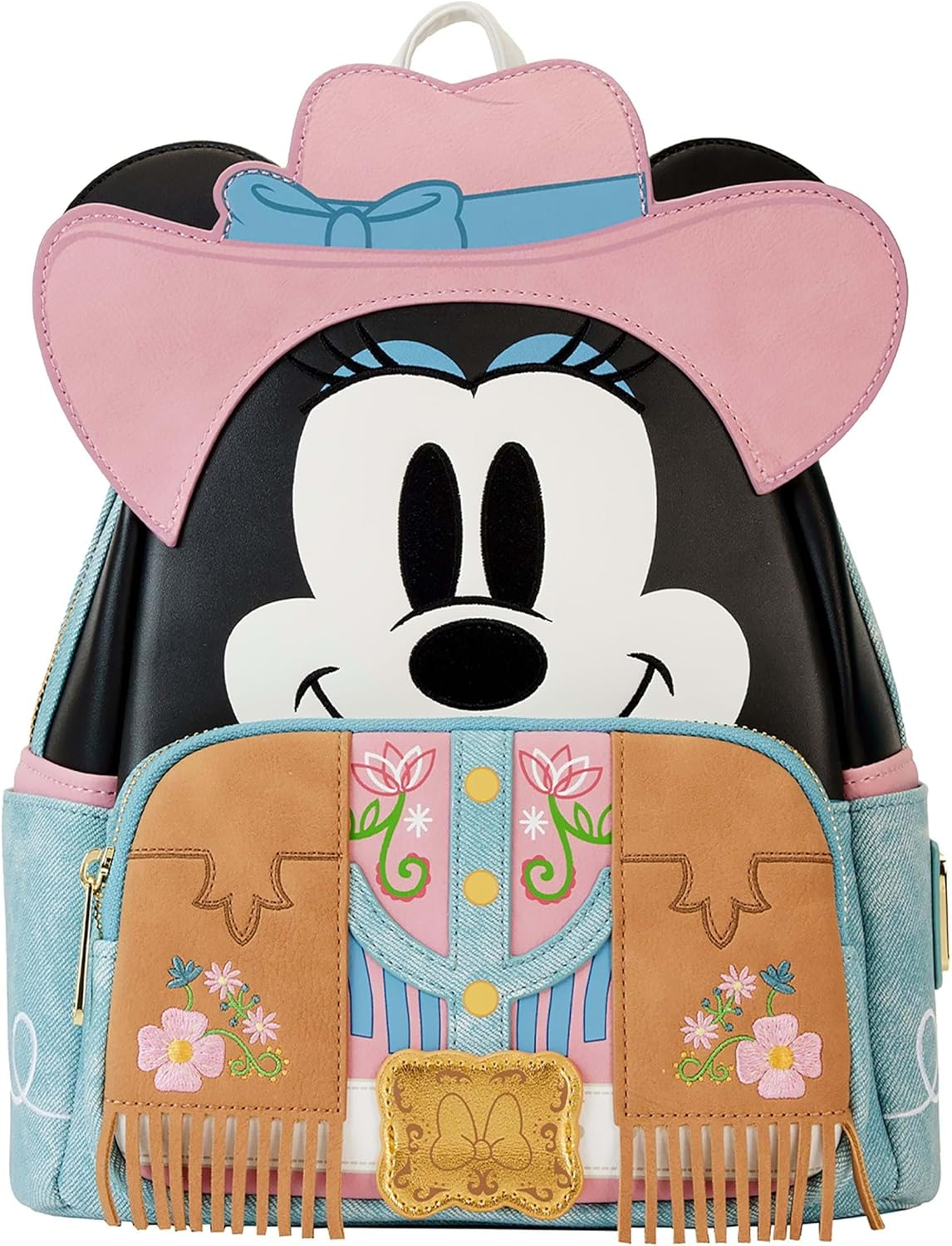 Loungefly Disney Western Minnie Mouse Cosplay Mini Backpack | Minnie Mouse Backpacks image number 4