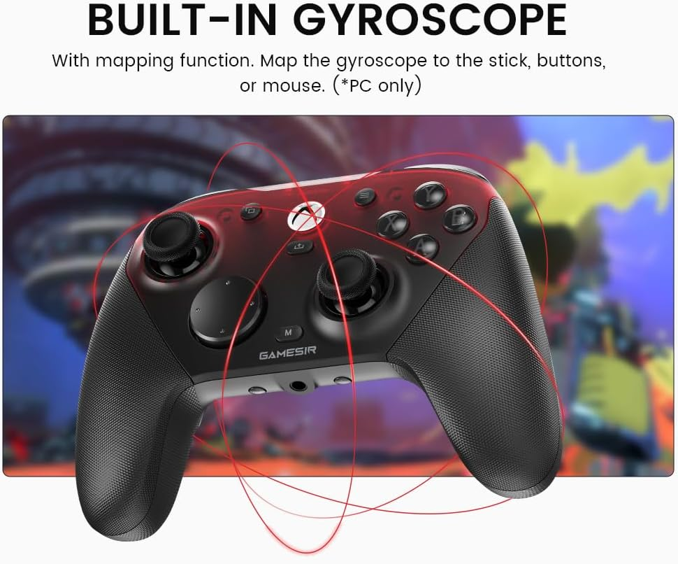 Gamesir G7 Pro Wired Controller for Xbox Series X|S, Xbox One, Wireless Gamepad for Pc&Android with TMR Sticks, Hall Effect Analog Triggers, 1000Hz Polling Rate, 3.5Mm Audio Jack - Black image number 4