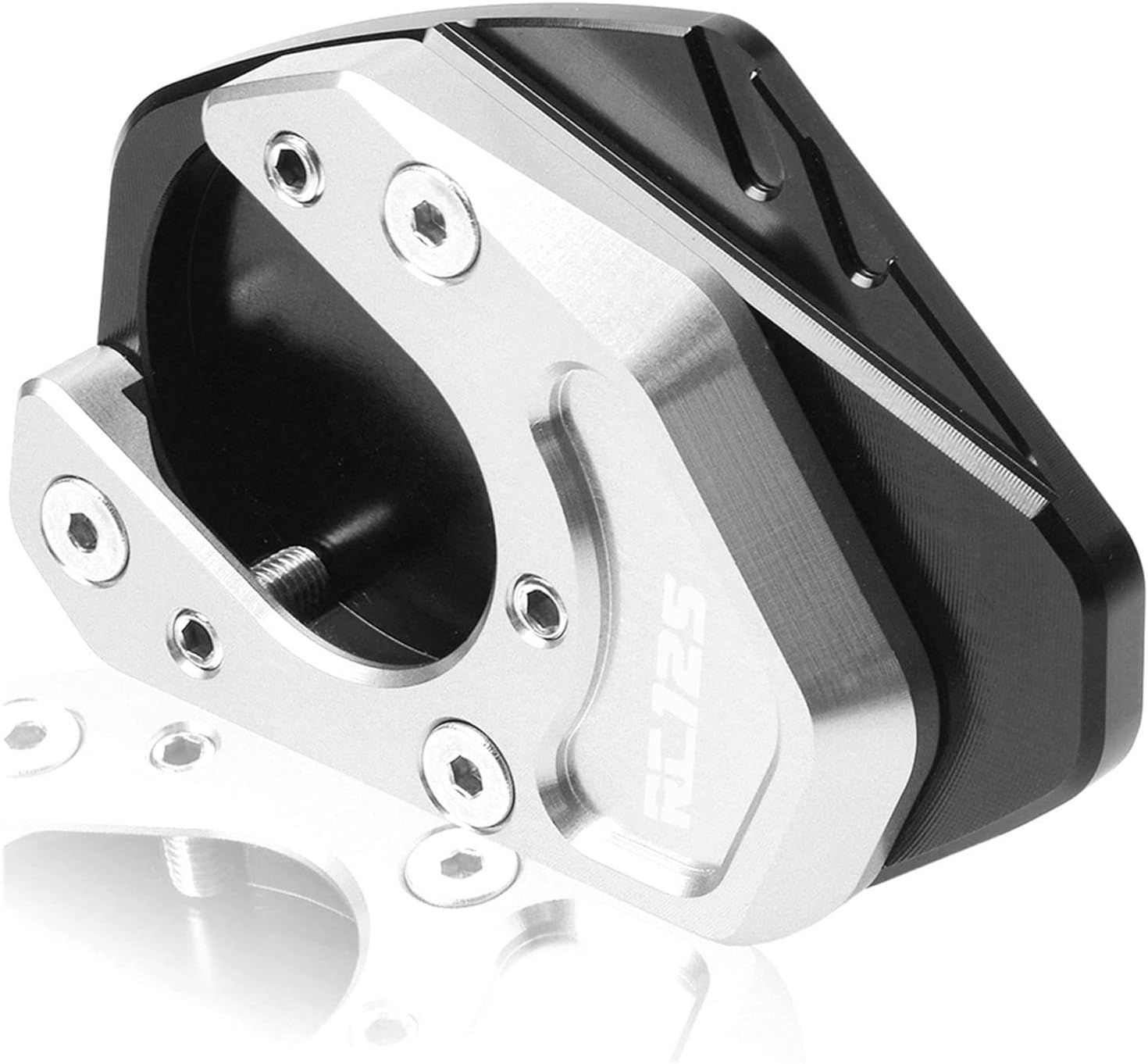 Motorbike Side Kickstand Pad for RC 125 2014 2015 2016 2017 2018 Motorcycle Accessories Stand Side Stand Extend Kickstand Footrest (Color : 12, Size : RC125) image number 1