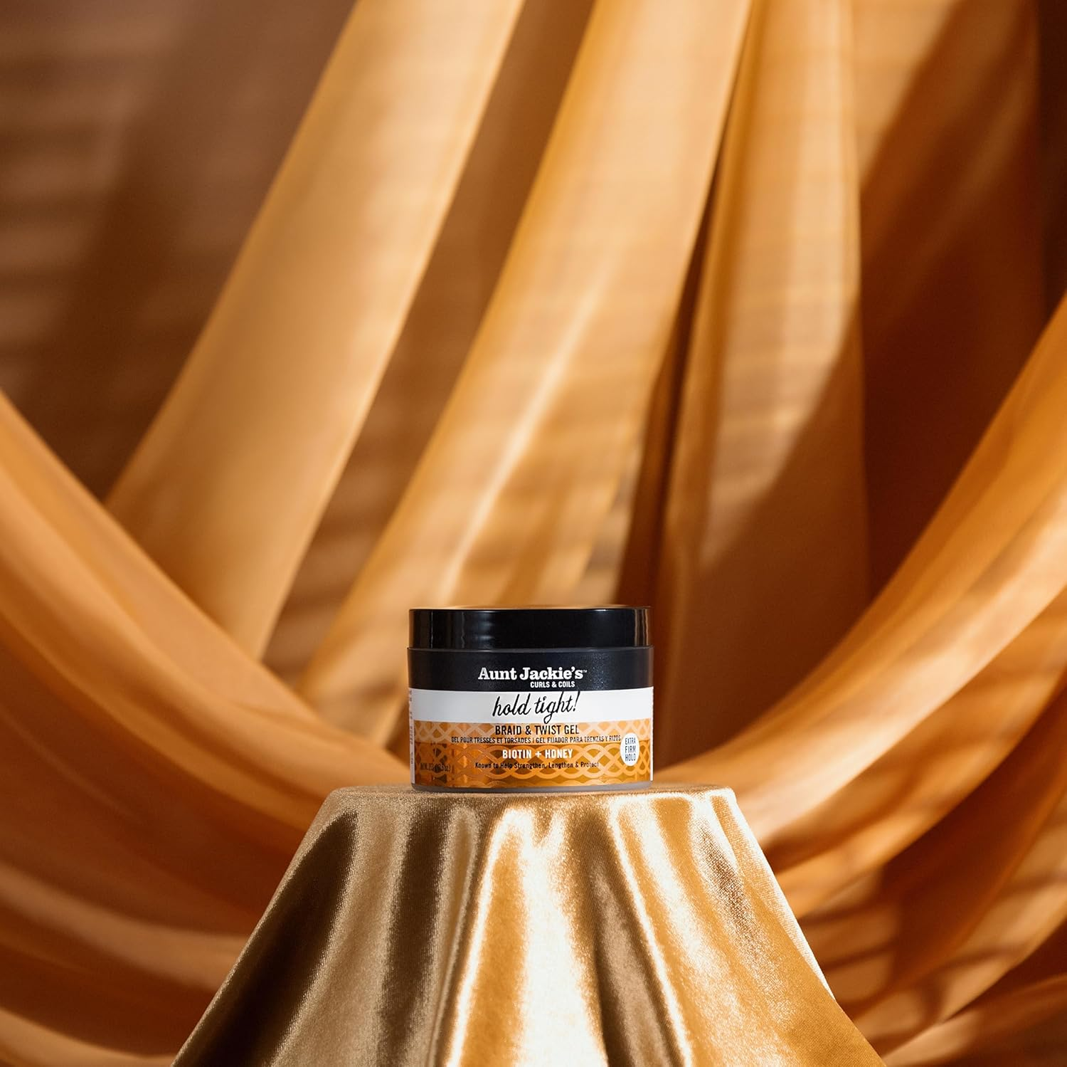 Aunt Jackie'S Hold Tight Braid & Twist Gel with Biotin and Honey, Extra Firm Hold, 213G image number 5