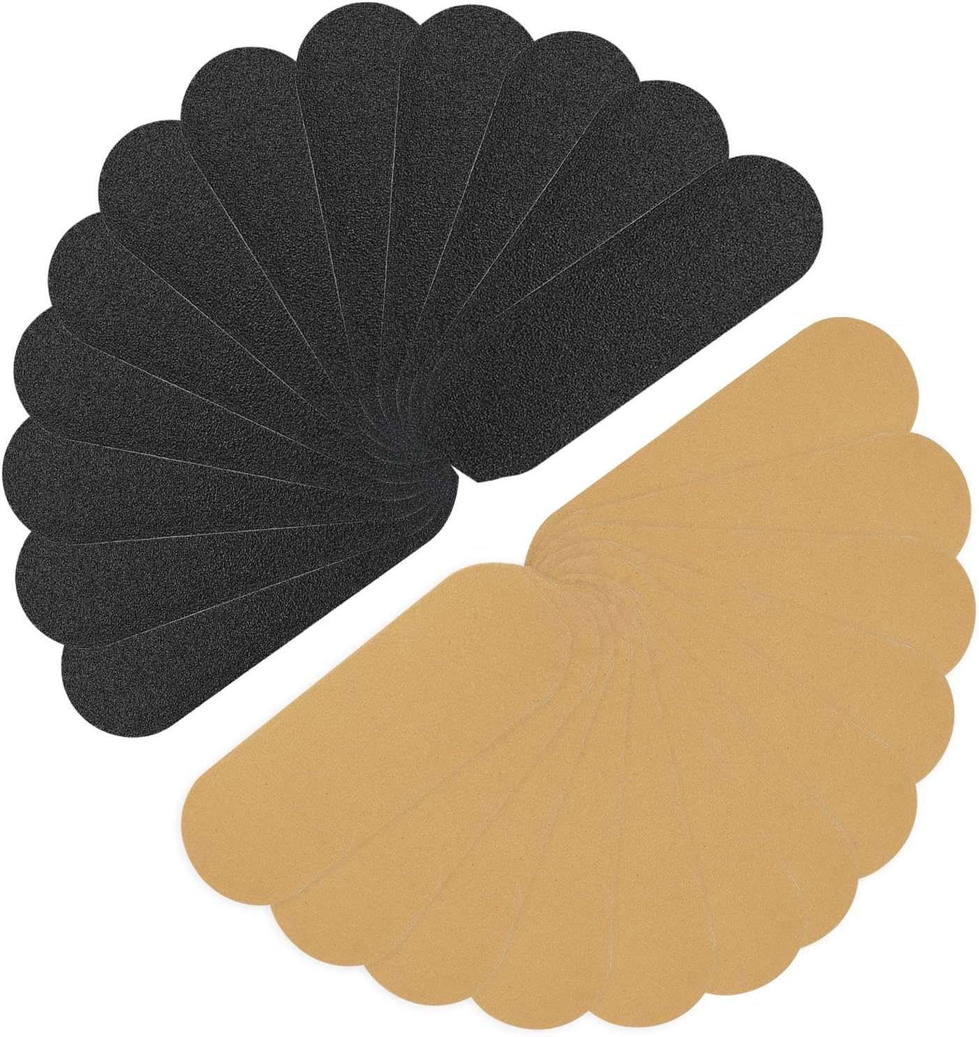 Stainless Steel Pedi File Refill, 100 Grit, Black - Pedicure Refill Pads - Foot Rasp Pad with Removable Glue,Size 5.2" L X 1.7" W,50-Count image number 3