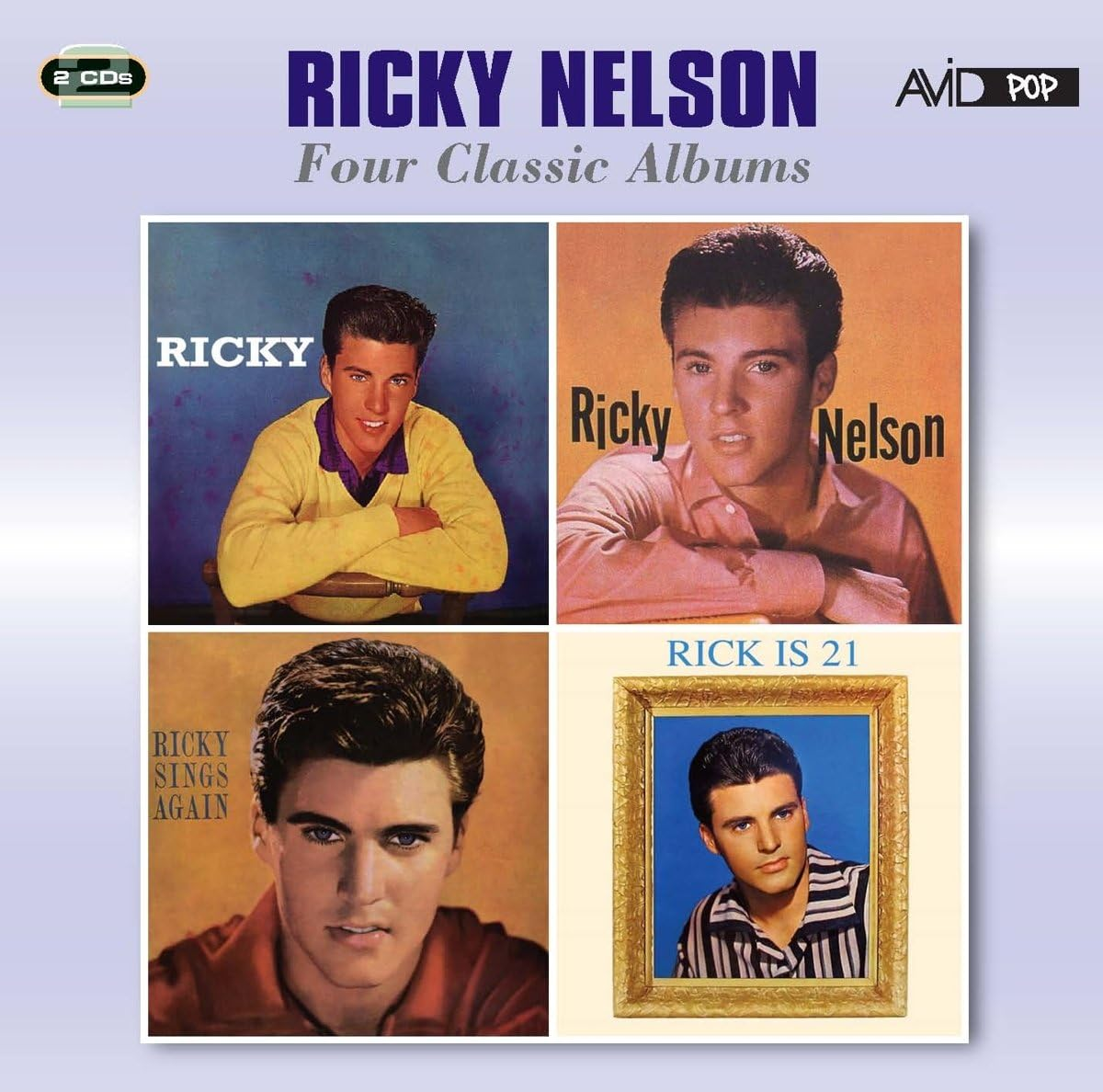 4 Classic Albums: Ricky / Ricky Nelson / Ricky Sings Again / Rick Is 21 image number 1