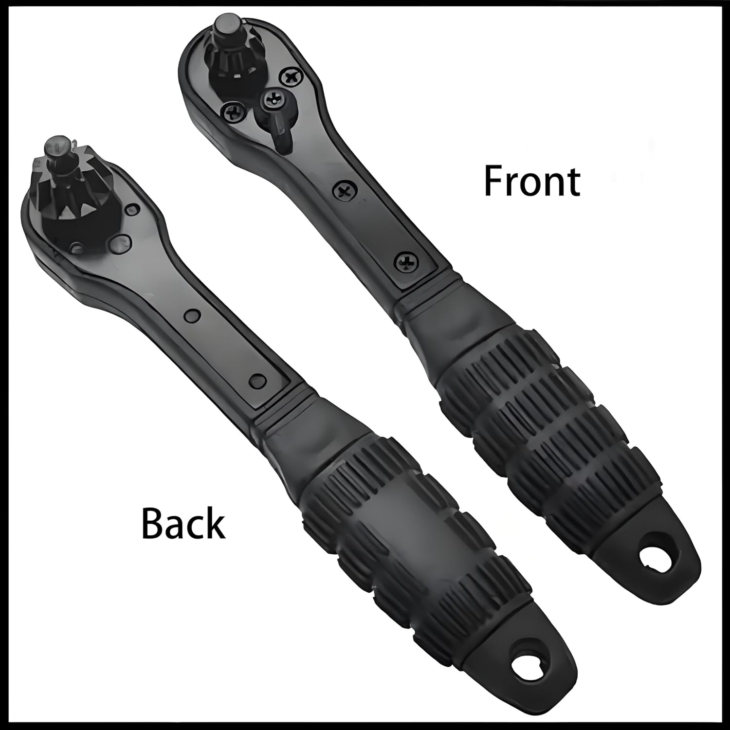 2 in 1 Double Head Ratchet Drill Chuck Key Wrench, Heavy Duty Universal Replacement Tool for Tightening or Loosening Electric Drills and Power Tools image number 4