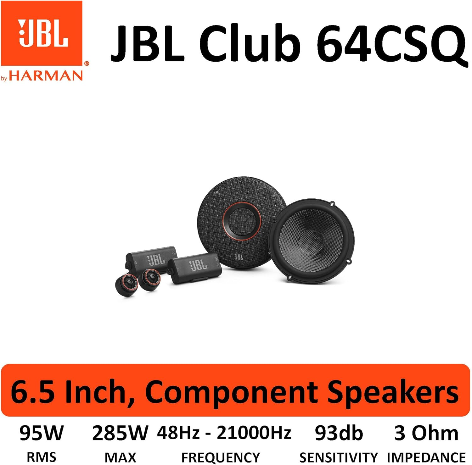 JBL Club Gen3 64CSQ 6.5 Inch (16 Cm) Speaker Compo-Set - Sound Quality image number 3
