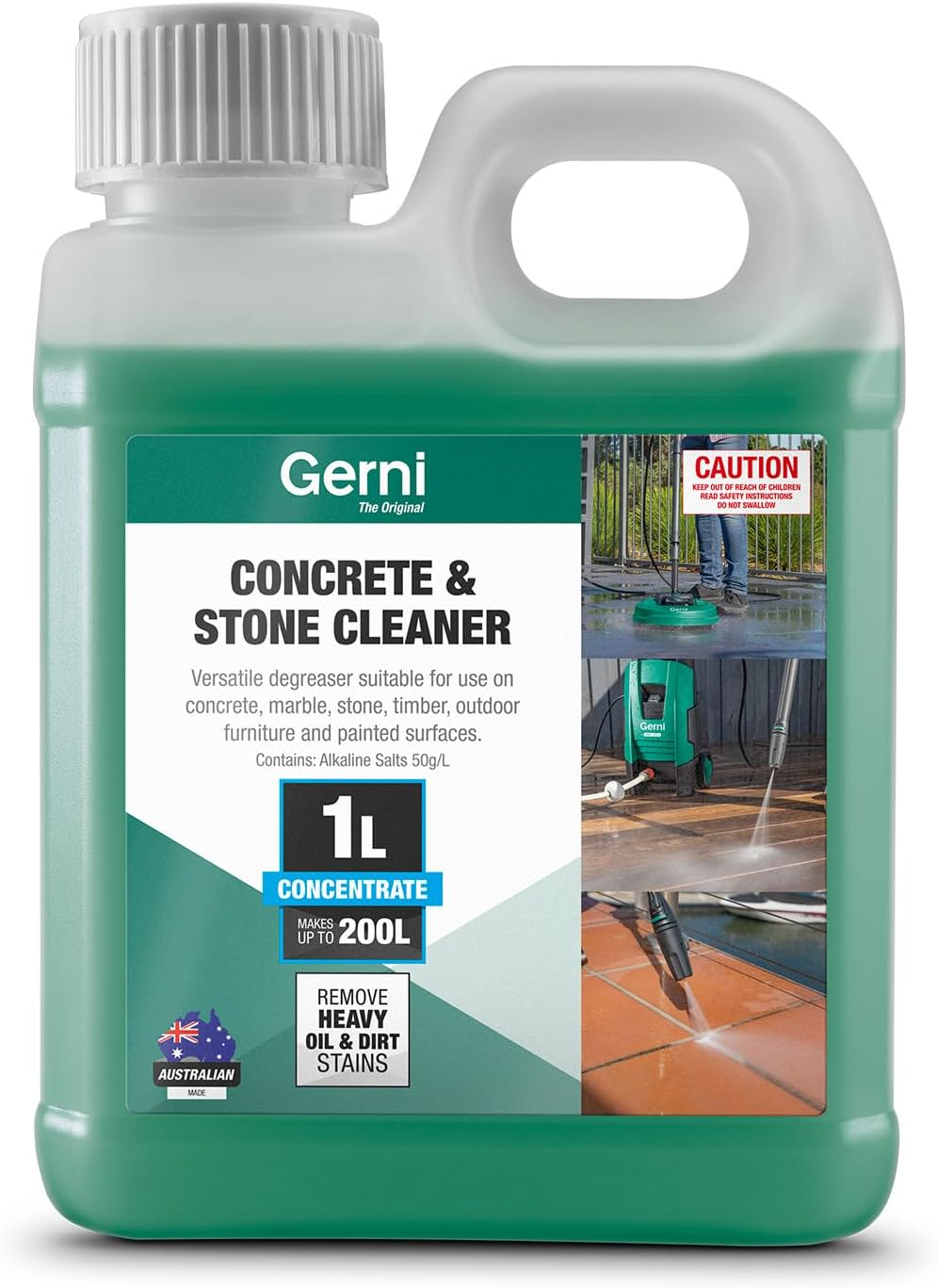 Gerni Concrete & Stone Cleaner 1L Concentrate image number 1