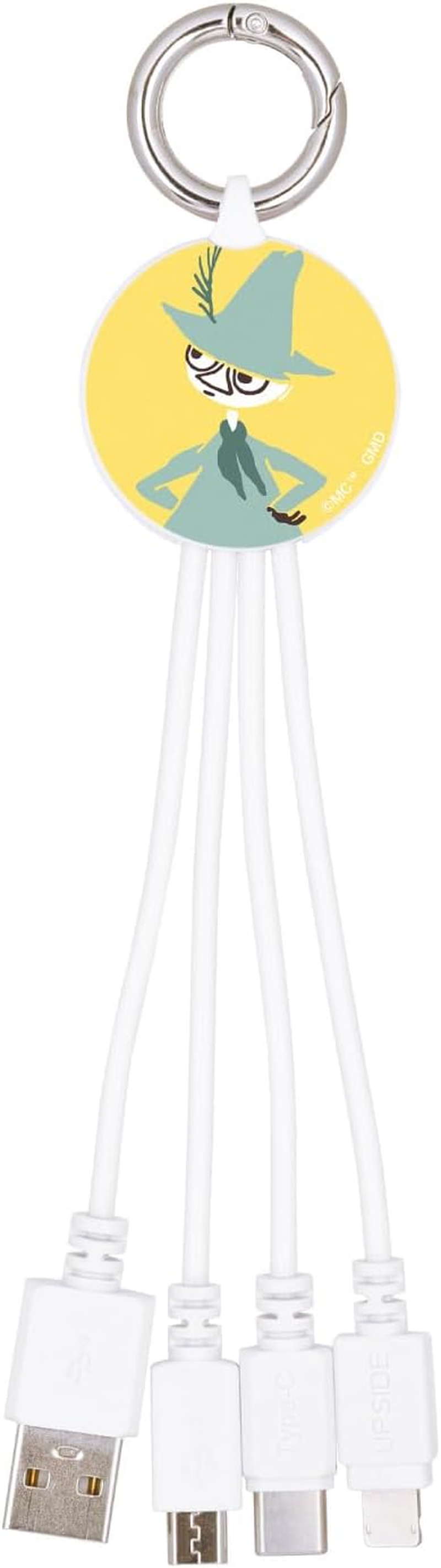 Gourmandies Moomin Multi Charging Cable, Snuffkin MMN-218C - Moomin image number 3