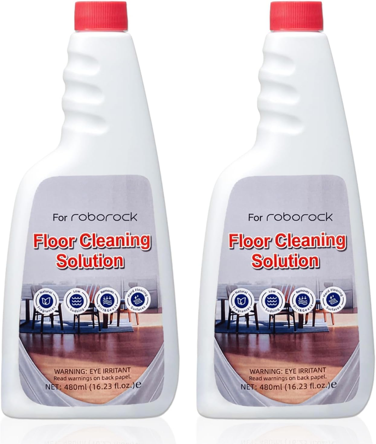 3-Pack 480Ml Floor Cleaning Solution, Eco-Safe, Compatible with All Roborock Mopping Robots (S7, S8, Qrevo, Q7, Q8 Series), Pet & Kid Friendly, Stain-Busting & Fresh-Scented image number 3