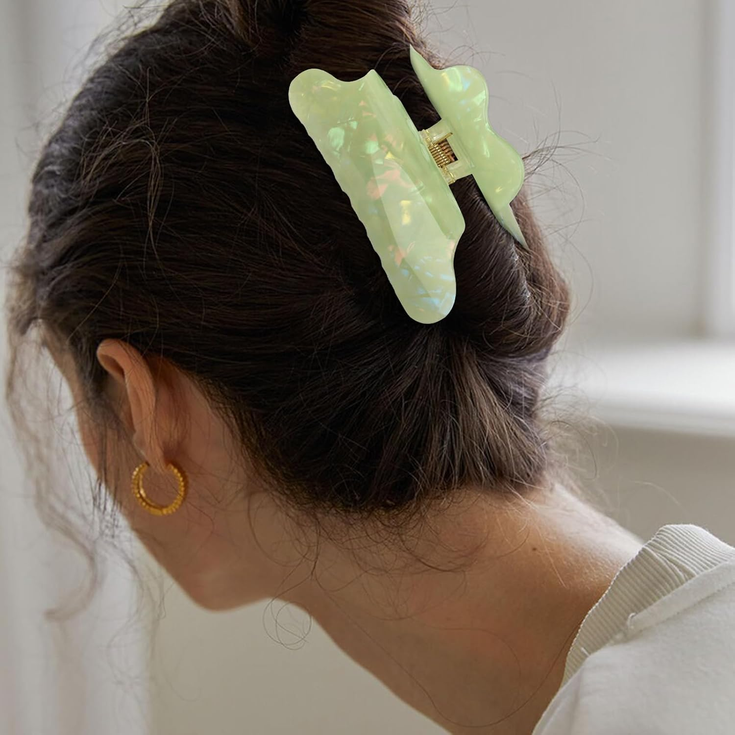 Pruadeor Pack of 5 Women'S Large Hair Clips Hair Clips Hair Accessories