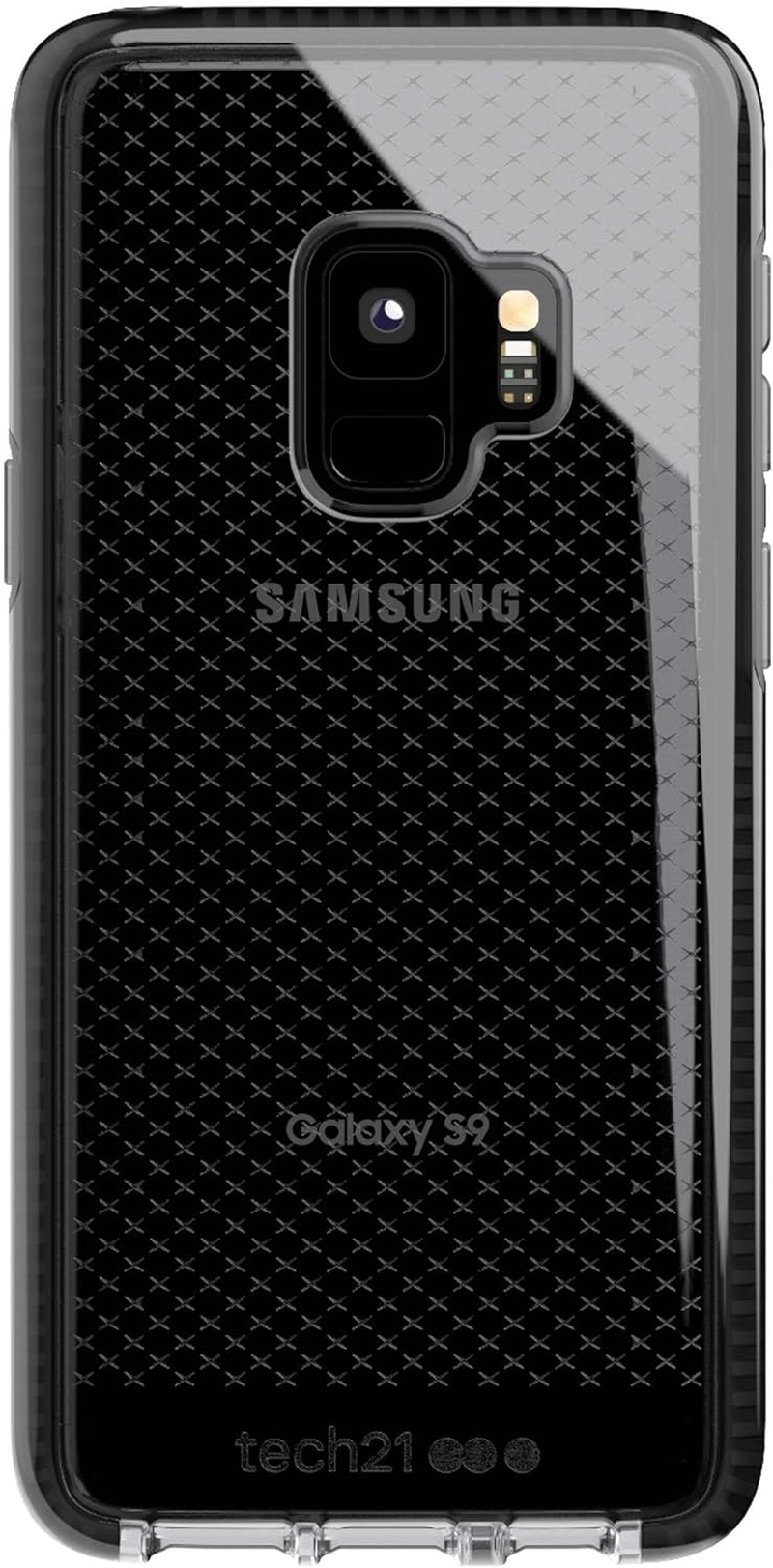 Tech21 Samsung Galaxy S9 - Case, Evo Check | Drop Protection Smokey/Black image number 1