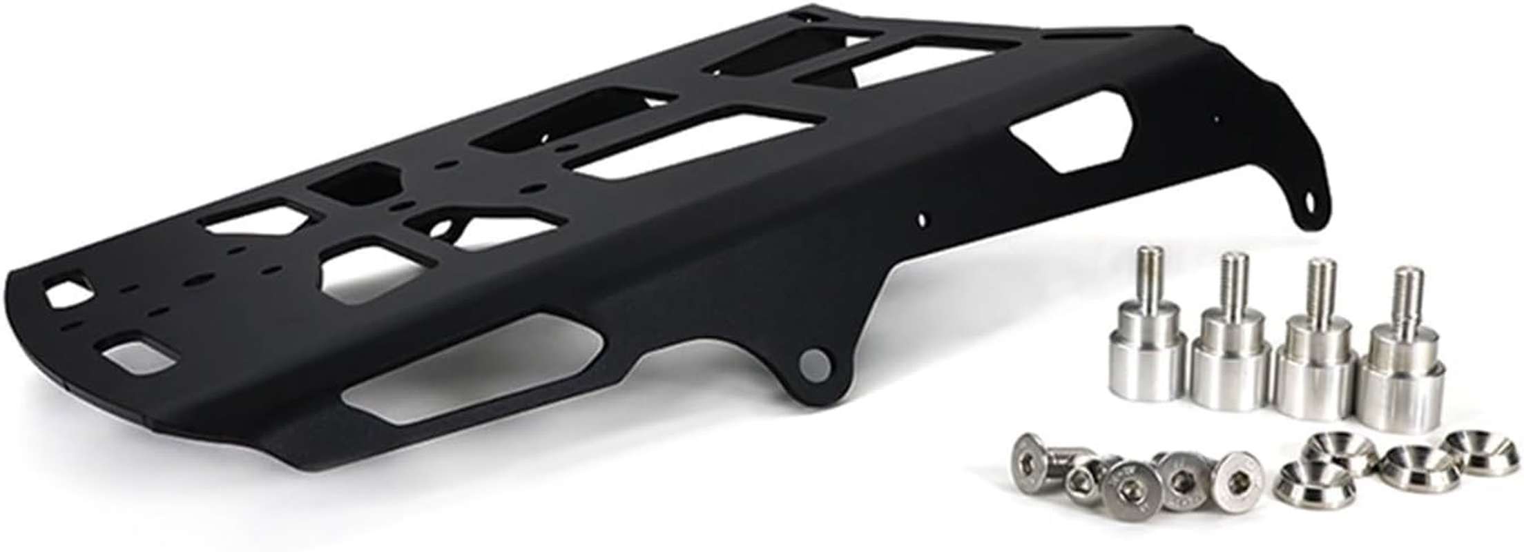 MORREZ Motorcycle Accessories Compatible with XTZ690 XTZ 690 Tenere 700 2020-2021 Rear Support Luggage Holder Rack Cargo Rack Aluminum image number 5