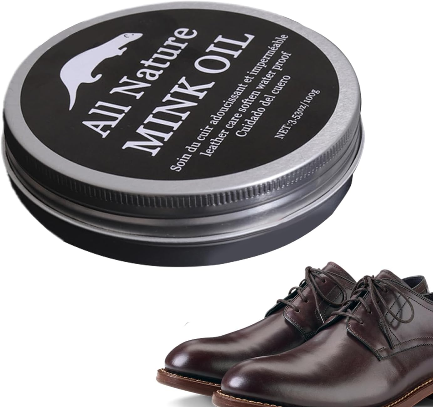 Leather Cleaner,100G Leather Protection Cream | Mild Balm Restorer Care for Clothes Bag Belt Shoe Furniture Saddle Seat Boot image number 1