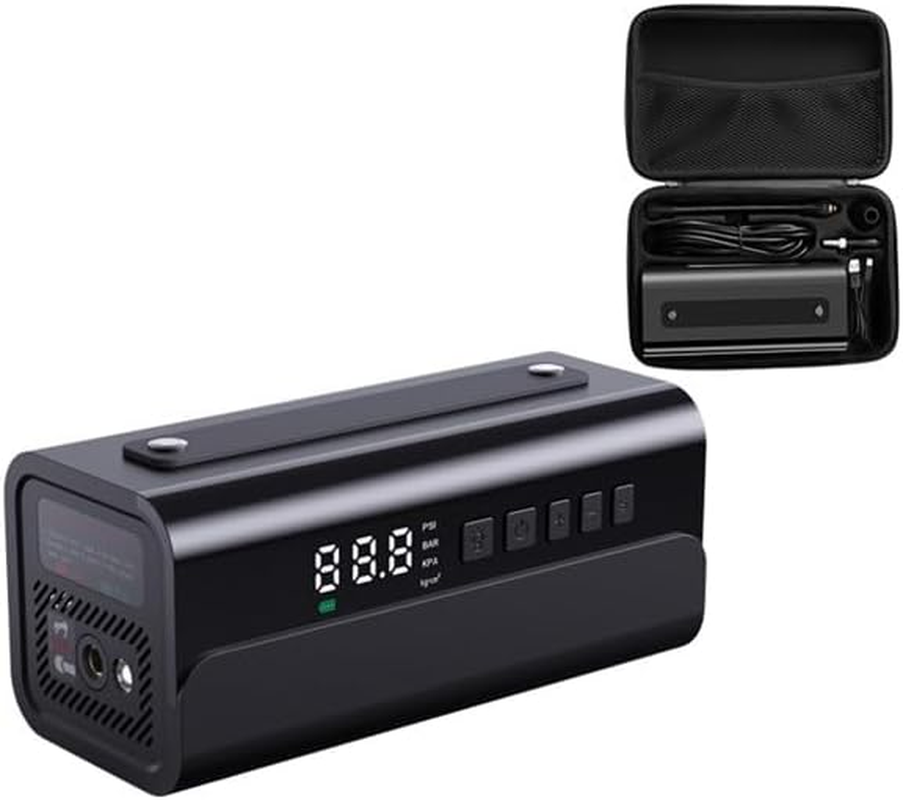 Ideer Life Cordless Electric Smart Air Pump Fast Filling Car Air Compressor Pump Rechargeable Tyre Inflator Portable Air Compressor image number 1