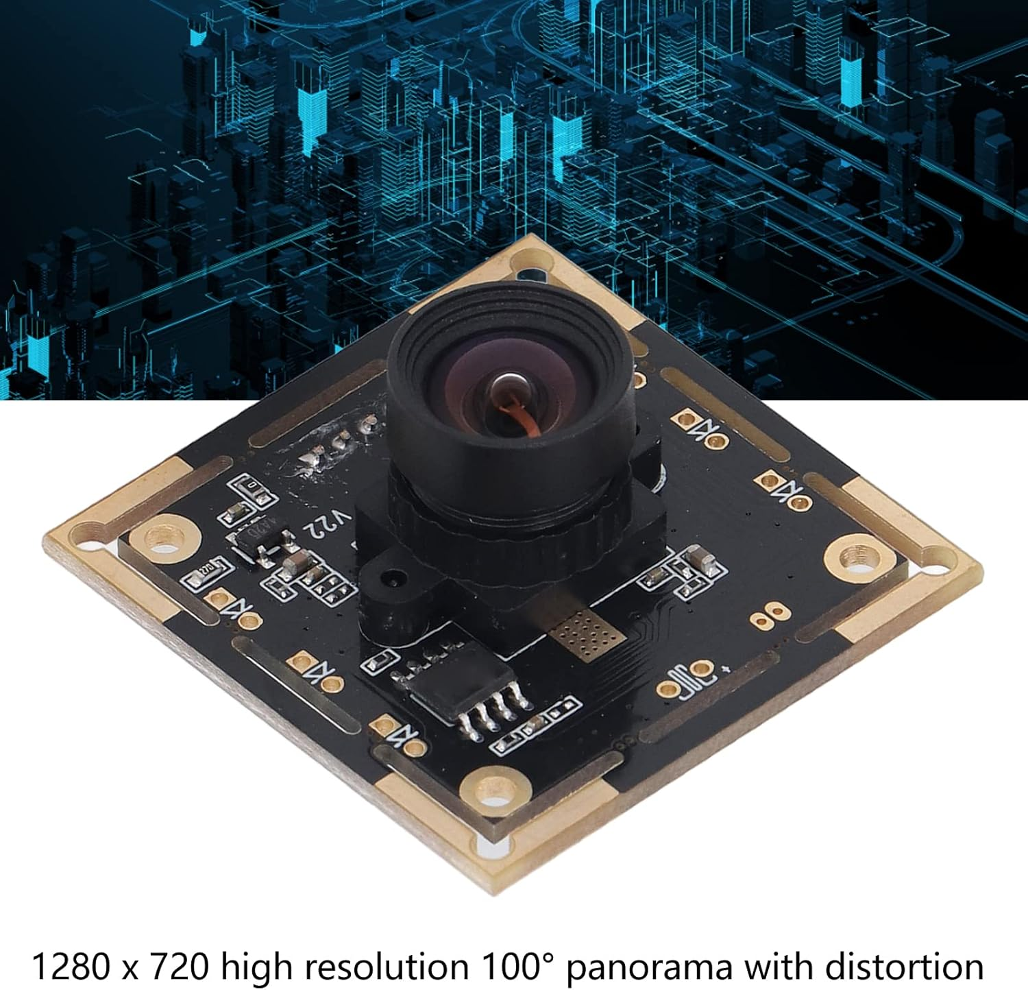1MP USB2.0 Camera Module 1280 X 720, Manual, 100&deg; Panorama Distortion, QR Code Scanning for Face Recognition image number 3