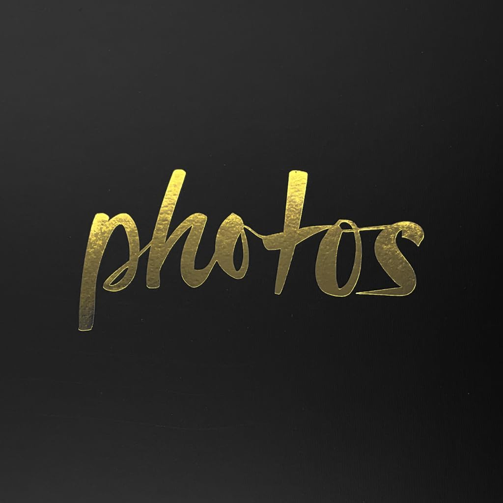 Profile Australia Black 'Photos' Photo Album | 300 4X6In (10X15Cm) Photo Capacity | Acid Free