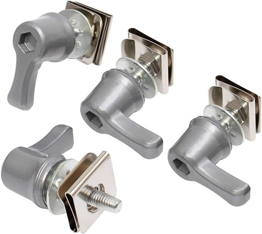 Motorcycle Saddlebag Lever Lock Bolts Nuts Mounting Kit for Harley Davidson 2001-2018 image number 4