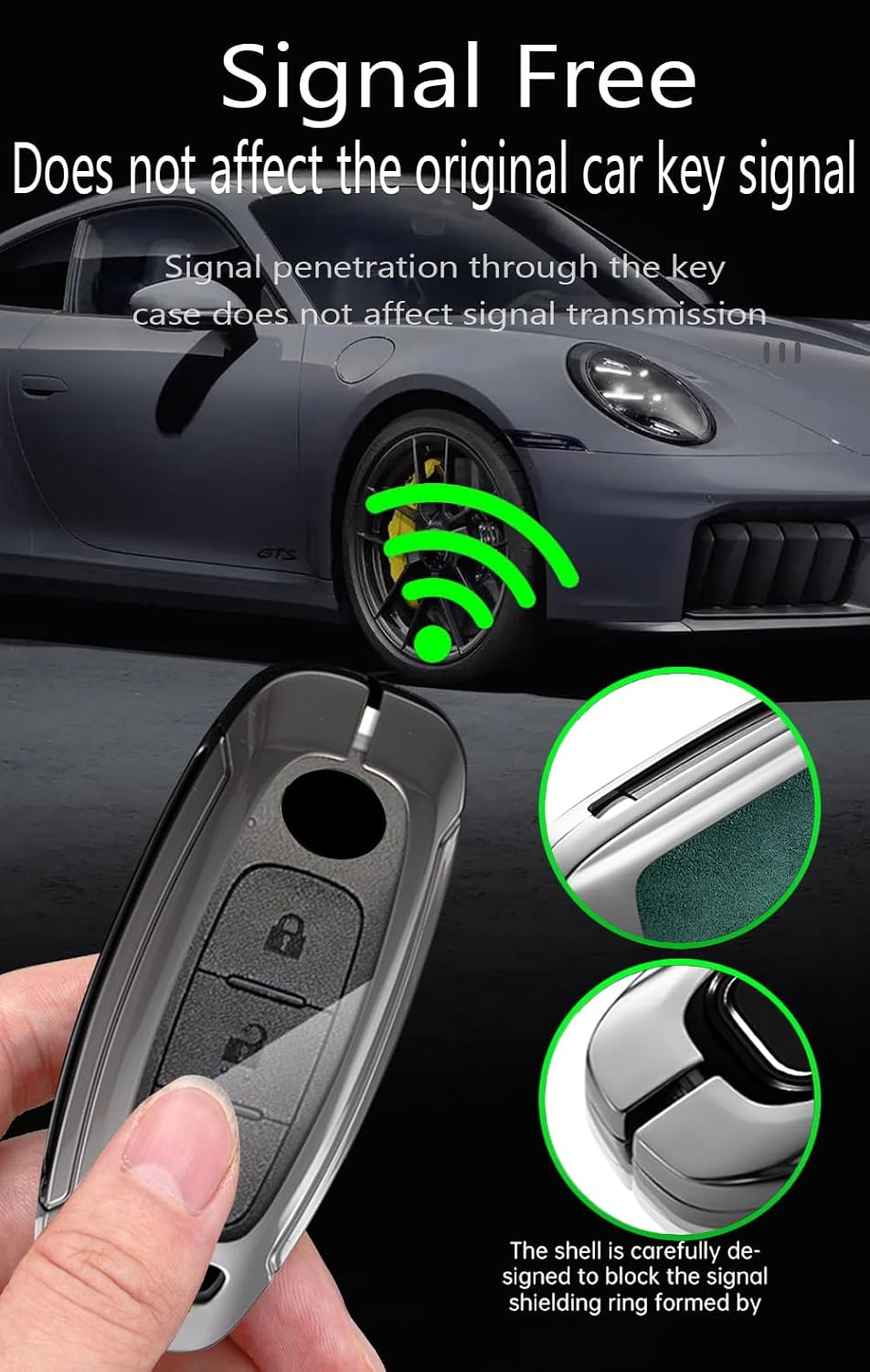 Ontto Metal Leather Car Key Fob Cover Fit for Nissan Ariya Qashqai X-Trail Epower Juke Teana 2023 2024 Smart Key Holder Case Keyring Shell Bag Keychain Auto Styling Accessories