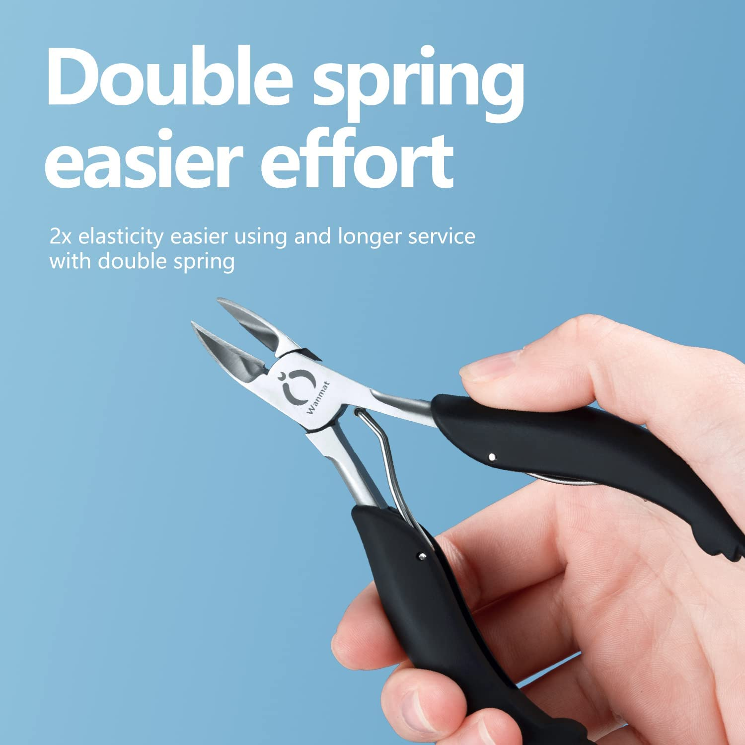 Toe Nail Clipper for Ingrown or Thick Toenails,Toenails Trimmer and Professional Toenail Nipper for Seniors with Stainless Steel Surper Sharp Blades image number 2