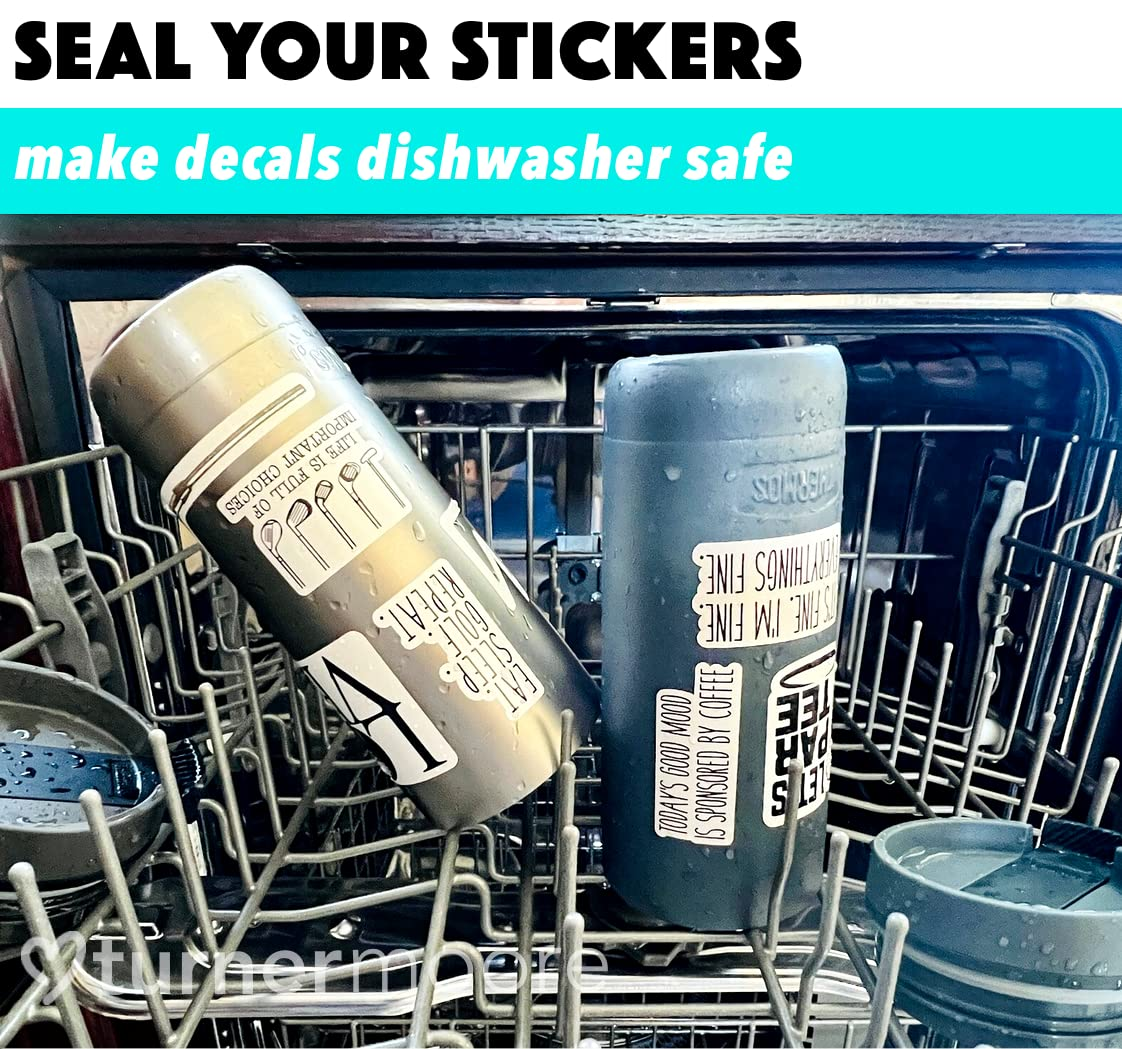 Clear Vinyl Self-Adhesive Laminate 12 by 15 Ft Roll - for Cricut Silhouette Cameo Craft Cutters and Die Cutters | Styletech by Turner Moore (Clear Vinyl Laminate) image number 5