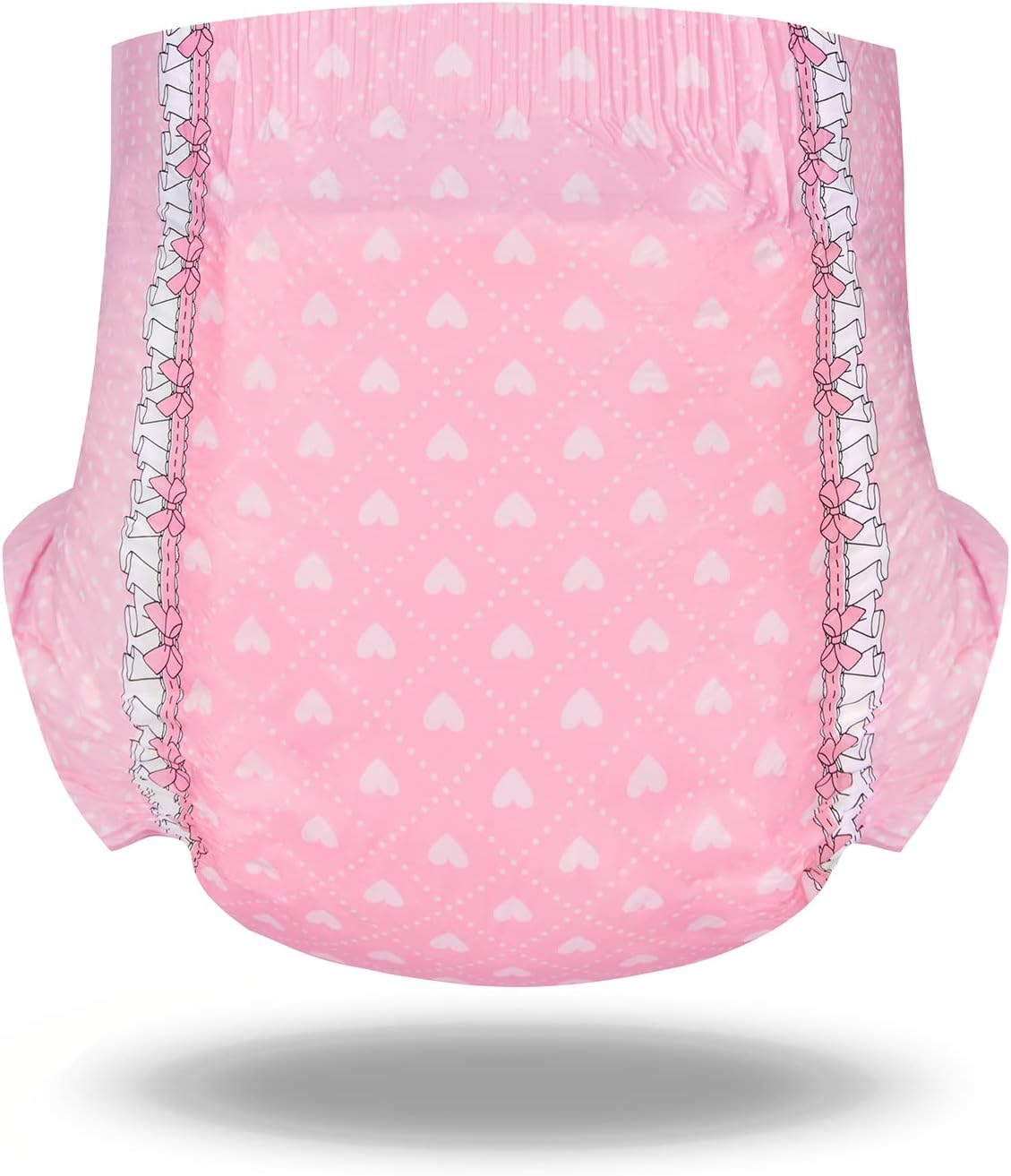 Littleforbig Adult Printed Diaper 2 Pieces - Blushing Baby(Xl)