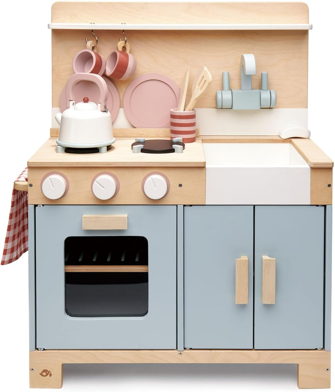 TL8205 Mini Chef Home Kitchen &ndash; Wooden Kitchenette Fully Equipped with Accessories for Pretend Cooking &ndash; Develops Social, Creative & Imaginative Skills &ndash; Learning Role Play &ndash; Ages 3+ Years image number 5
