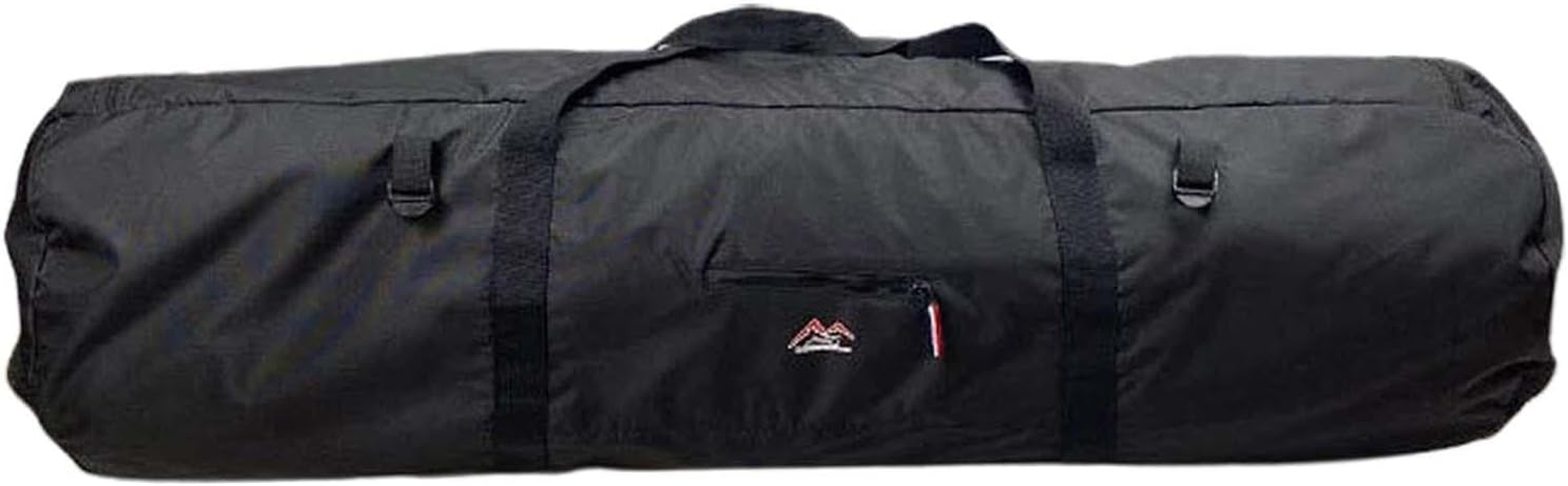 Eigell Camping Tent Storage Bag Tote with Adjustable Webbing Buckles 43Inchx15Inchx15Inch Folded Handbag Organizer for Barbecue Picnics Backpacking, Black image number 5