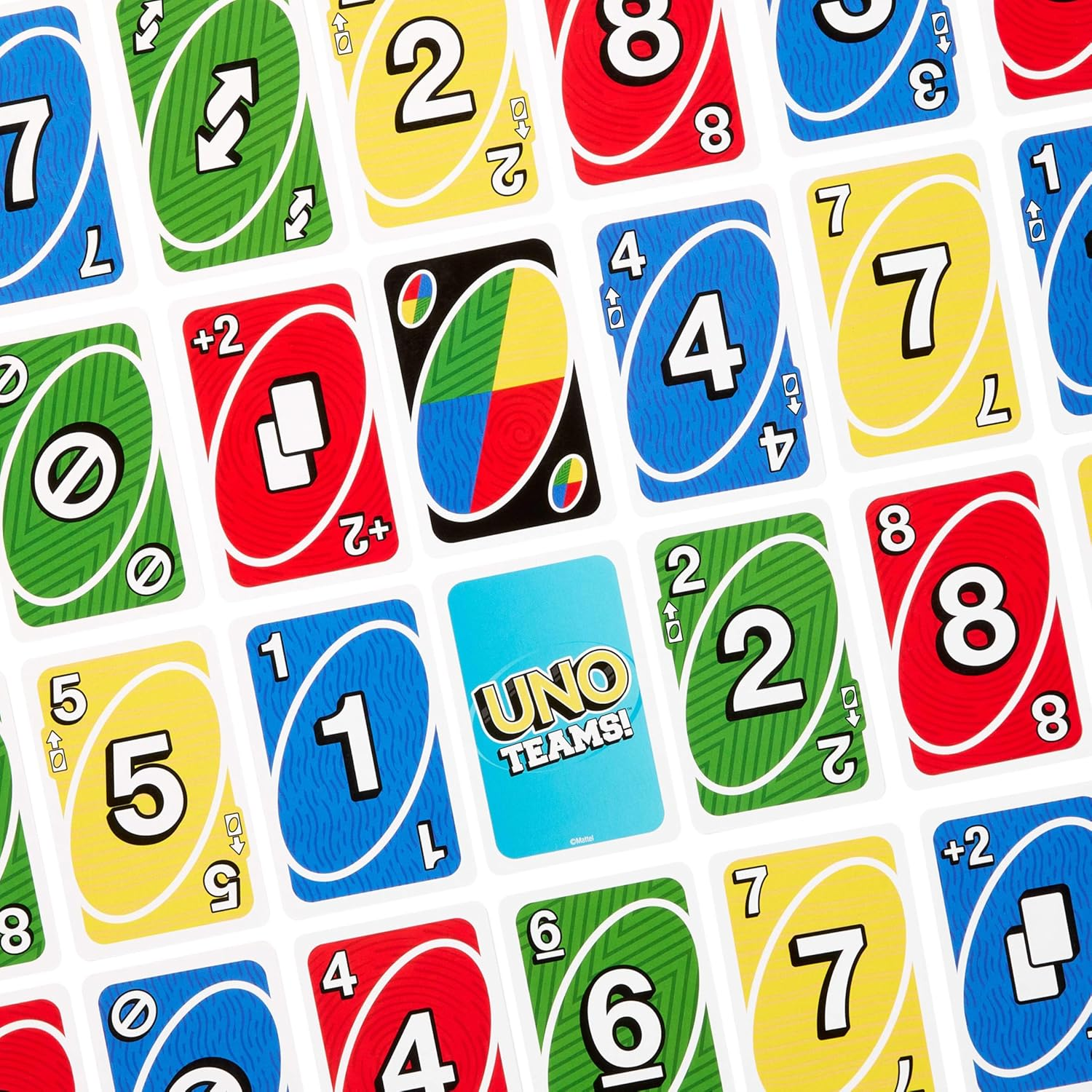 Mattel Games UNO Teams Card Game for Kids, Adults & Family Night, Parties & Travel with Special Rules (Amazon Exclusive)