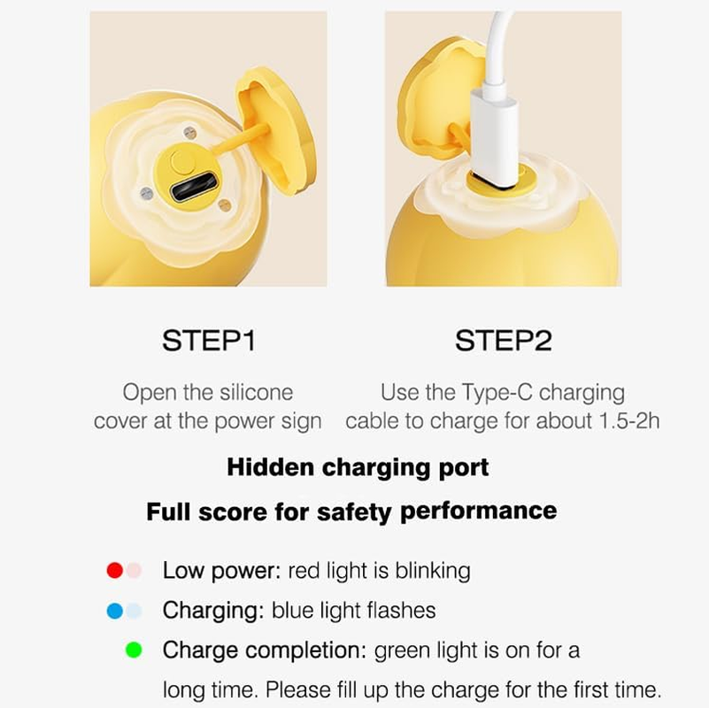 Interactive Cat Ball Toy - USB Rechargeable, Intelligent Automatic Moving Rolling Ball for Cats, Quiet Indoor Pet Toy with LED Lights, Puzzle Fun Pet Toy (Yellow)