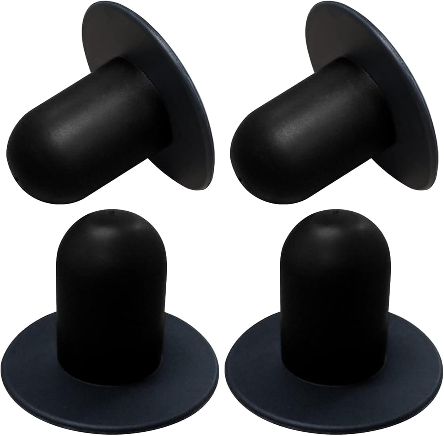 6 PCS Pool Strainer Wall Plugs for above Ground Swimming Pools Stopper Replacement Compatible for Intex & Bestway (Black)