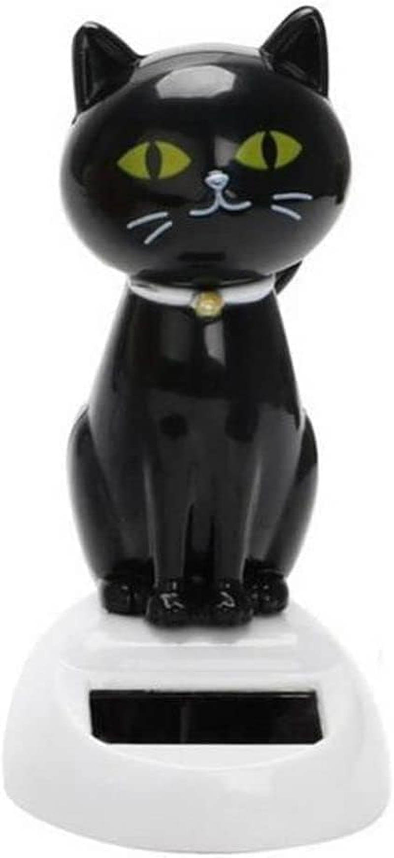 Solar Cat Toy Doll Dancing Cat Figure Car Ornament,Dancing Toys Ornaments Solar Powered Car Dashboard Interior Decoration Desktop Decor Gift Window Party Car Desk Home image number 4