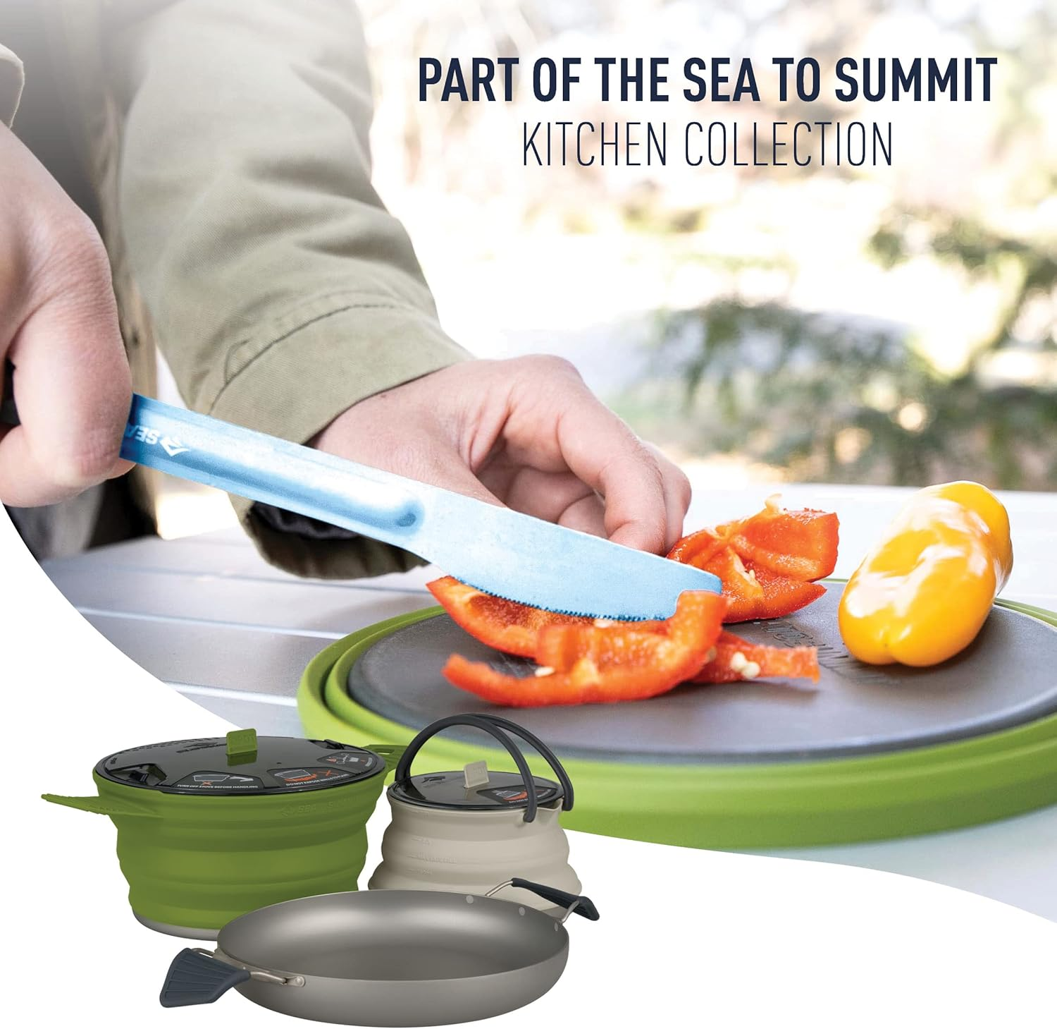 Sea to Summit Titanium Cutlery 3-Piece Set, Silver image number 2