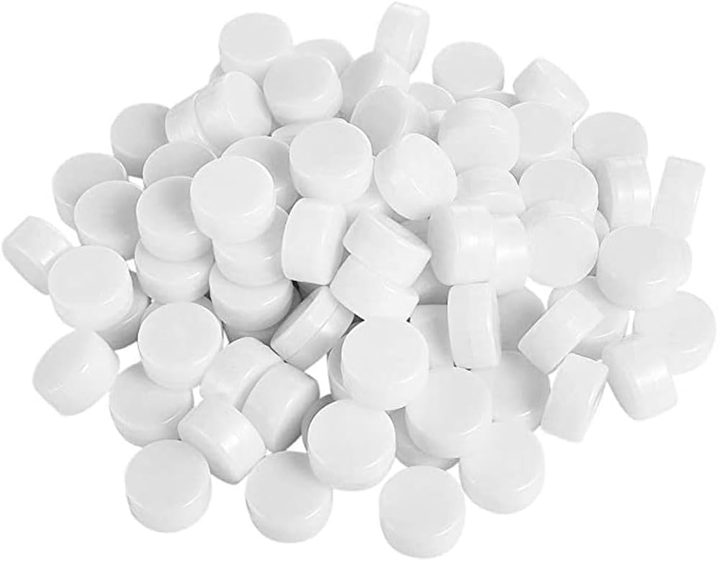 20 Pcs White Rattle Box Noise Maker Insert Squeaker Plastic Ring Box Repair Fix Baby Rattle Accessories, Baby Rattles and Plush Rings (15Mm) image number 3