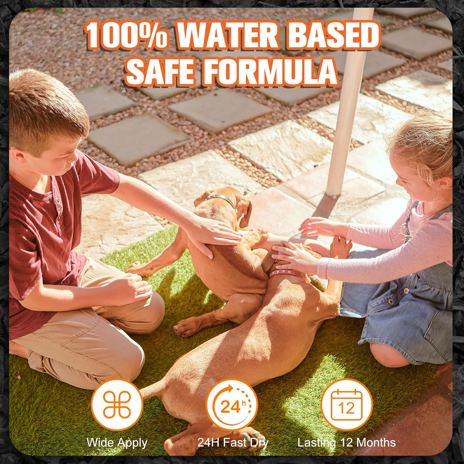 Teexpert Mulch Glue - 0.5Gallon/64Oz for Landscaping, High Strength Landscape Adhesive, Gravel Stabilizer, Binder for Gravel, Mulch & Bark image number 2