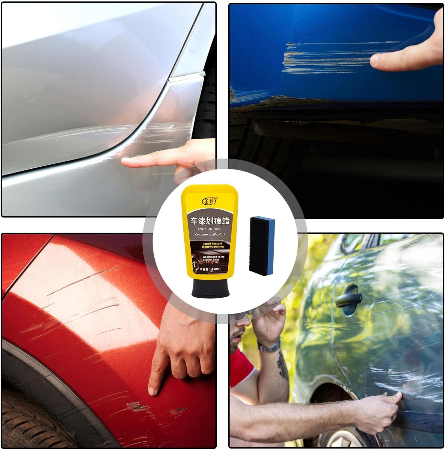 Car Scratch Repair - 150Ml Universal Auto Paint Restorer - Car Detailing Accessories, for SUV, Truck, Sports Car, Mini Van Borato image number 1
