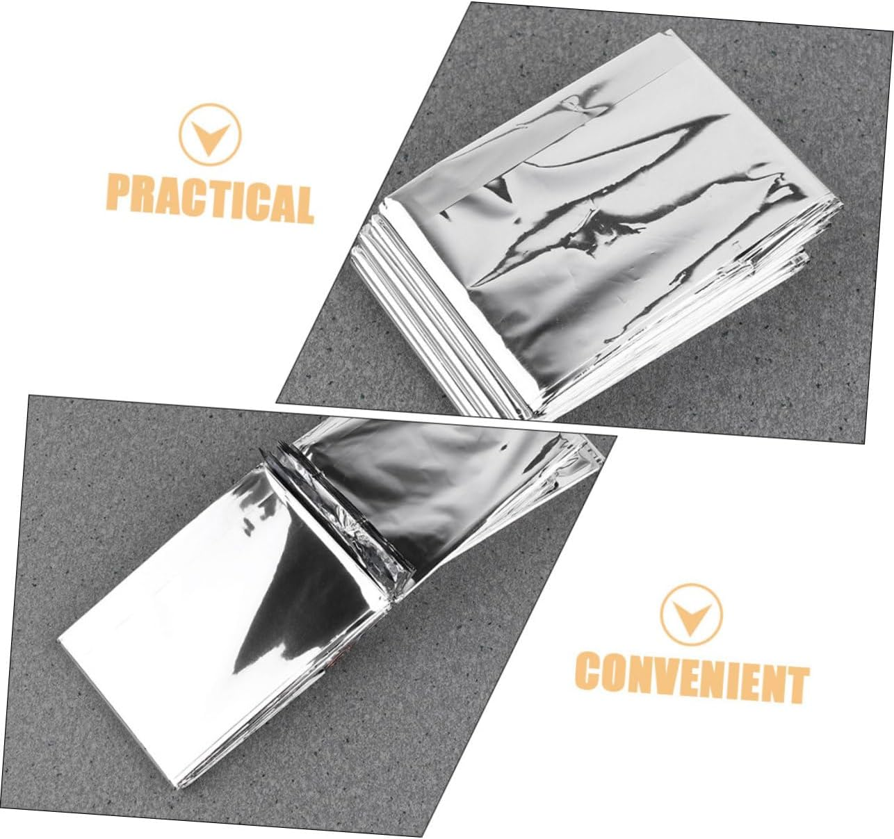 SUPVOX 6Pcs Reusable Greenhouse Reflective Film for Garden Plants Dual-Sided Sturdy Emergency Treatment Cover for Plant Growth and Wind image number 1