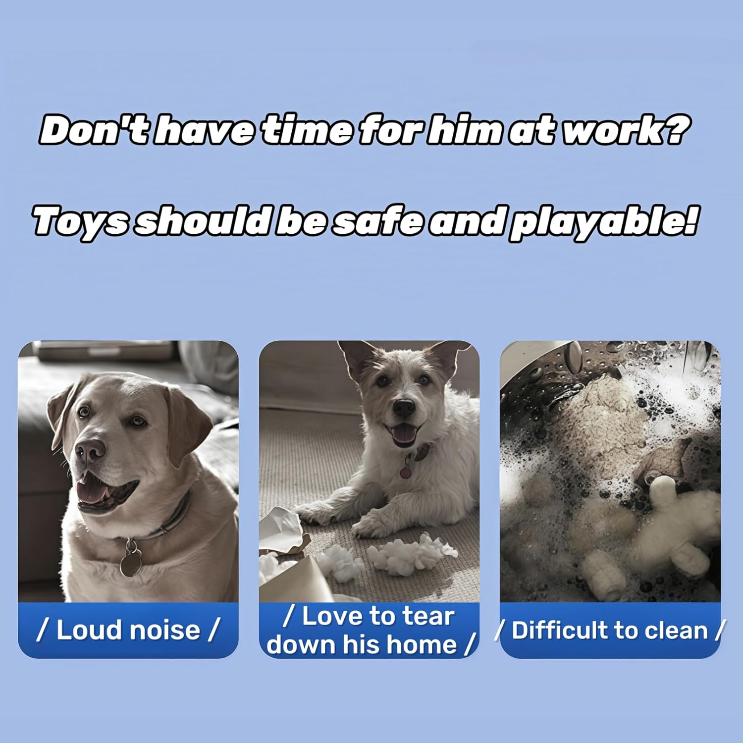 Smart Interactive Dog Toys Ball,Shaky Ball Toy Dogs, Automatic Moving Dog Toy Ball Smart Usb.Automatic Bouncing for Small Medium Large Dogs.(Blue) image number 3