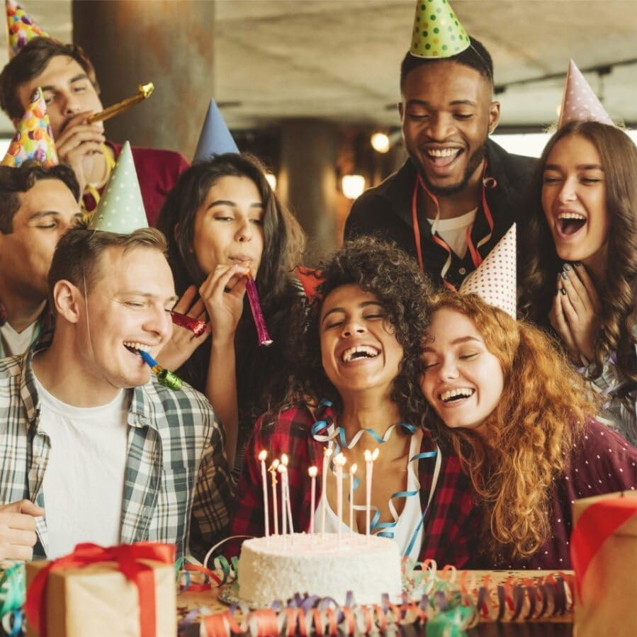 VNS Creations 100 Happy Birthday Cards, Assorted Watercolor & Gold Foil Blank Birthday Notes Pack, Bulk Boxed Assortment Set of Greeting Note Cards W/Envelopes & Stickers image number 4