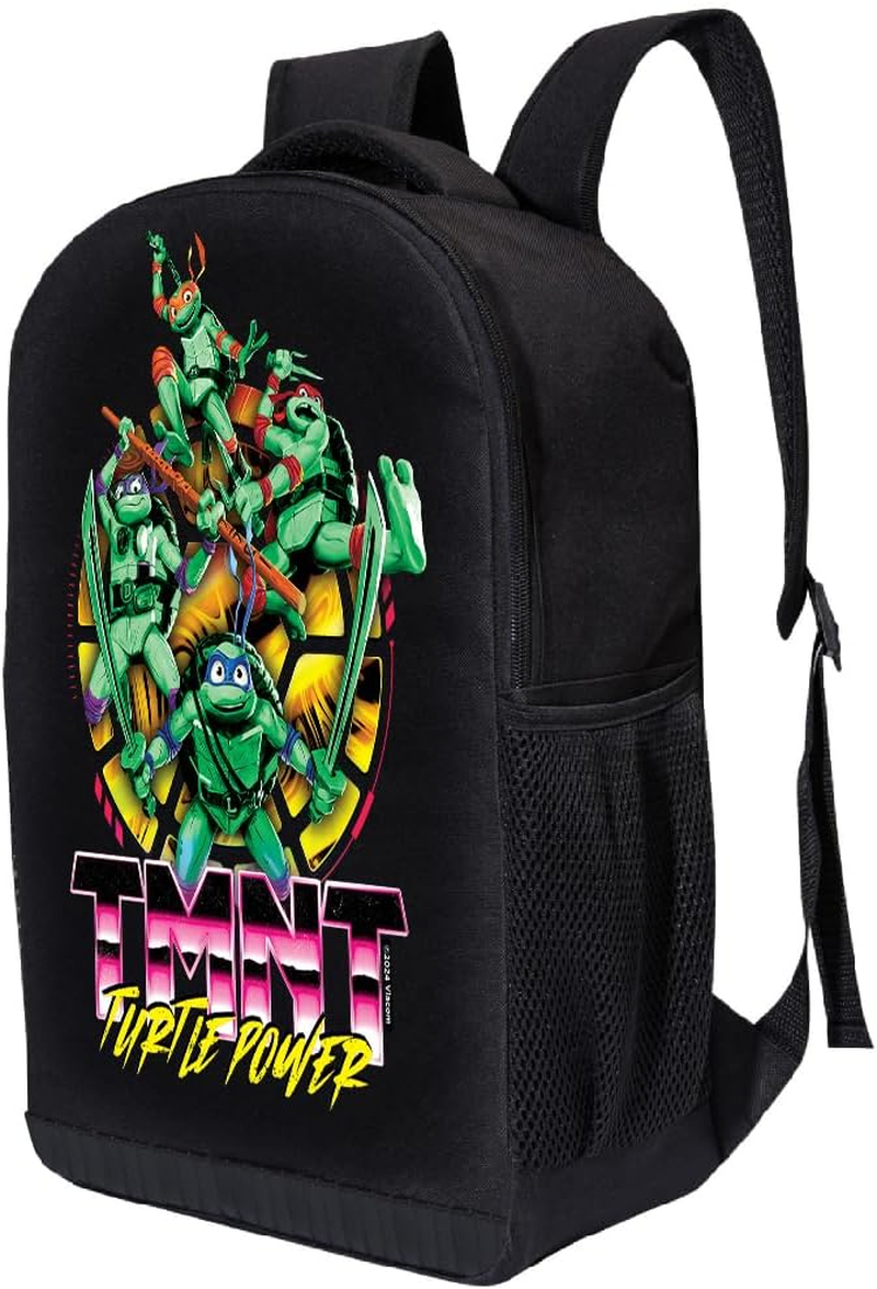 Teenage Mutant Ninja Turtles Backpack Shoulder Bag for Boys, Girls, Toddlers - Cute 18" Inch TMNT Kids Backpack for School - Mutant Mayhem image number 2