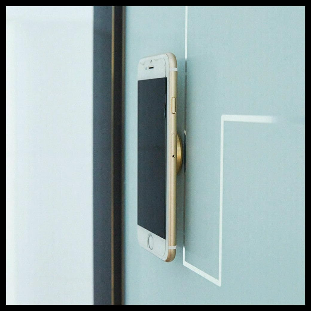 AIMALL Universal Magnetic Dashboard Mobile Phone Holder, 1.3 Inch Diameter, Strong Magnet Car Mount, Secure & Stable, Compatible with All Smartphones, Easy Installation - Black *1 image number 4