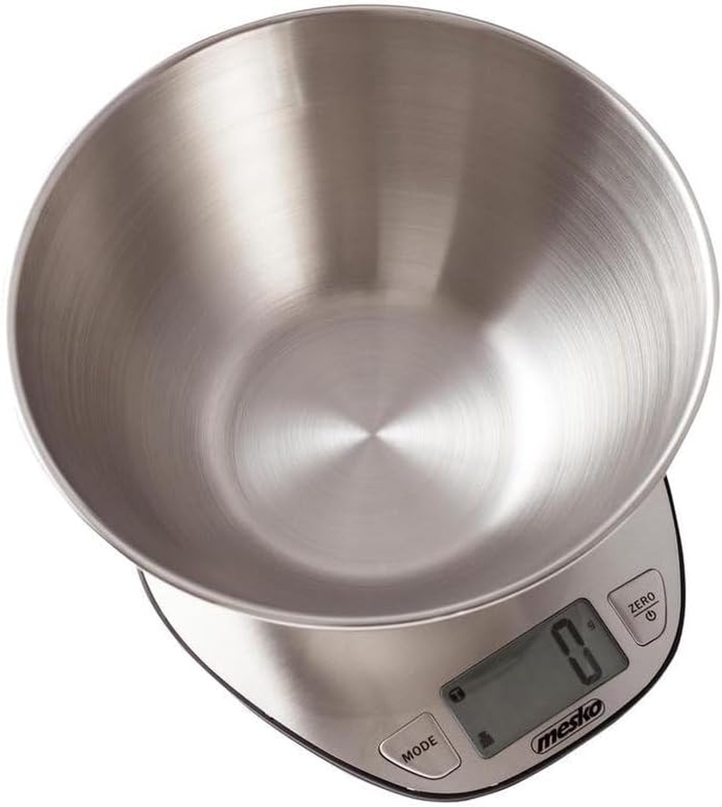 Adler Kitchen Scale with Bowl MS 3152, Stainless Steel, Multicolour, One Size image number 2