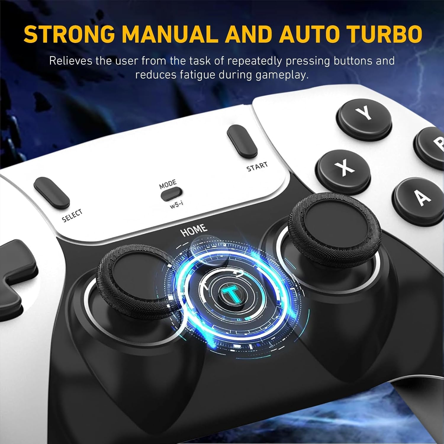 CHICCLO Retro Game Console, Retro Game Stick,2.4G Wireless Mini Video Games Emulator (128G)