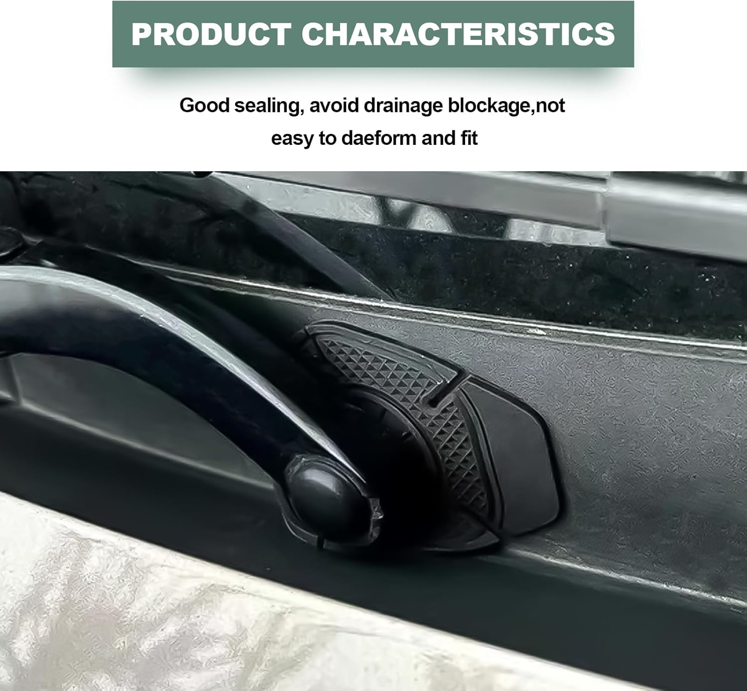 ZOKYUYS 2PCS Silicone Windshield Wiper Arm Hole Protector Cover,Front Wiper Protective Guards,Dust-Proof Wipers Arms Protector Cover,Wiper Dust Jacket Anti-Leaf Universal for Most Cars