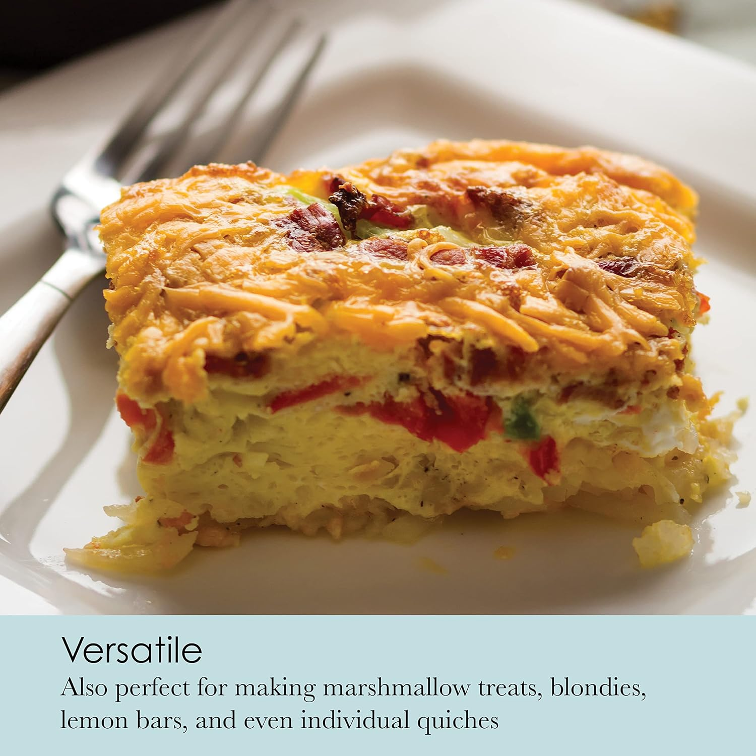 Chicago Metallic 26740 Professional Slice Solutions Brownie Pan, 9-Inch-By-13-Inch, Brown; image number 6