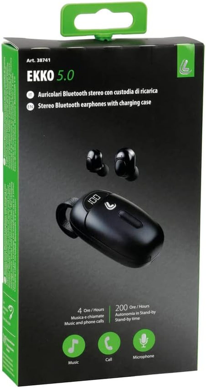 Lampa 38741 Ekko 5.0 Bluetooth Stereo Wireless In-Ear Headphones with Charging Case image number 4