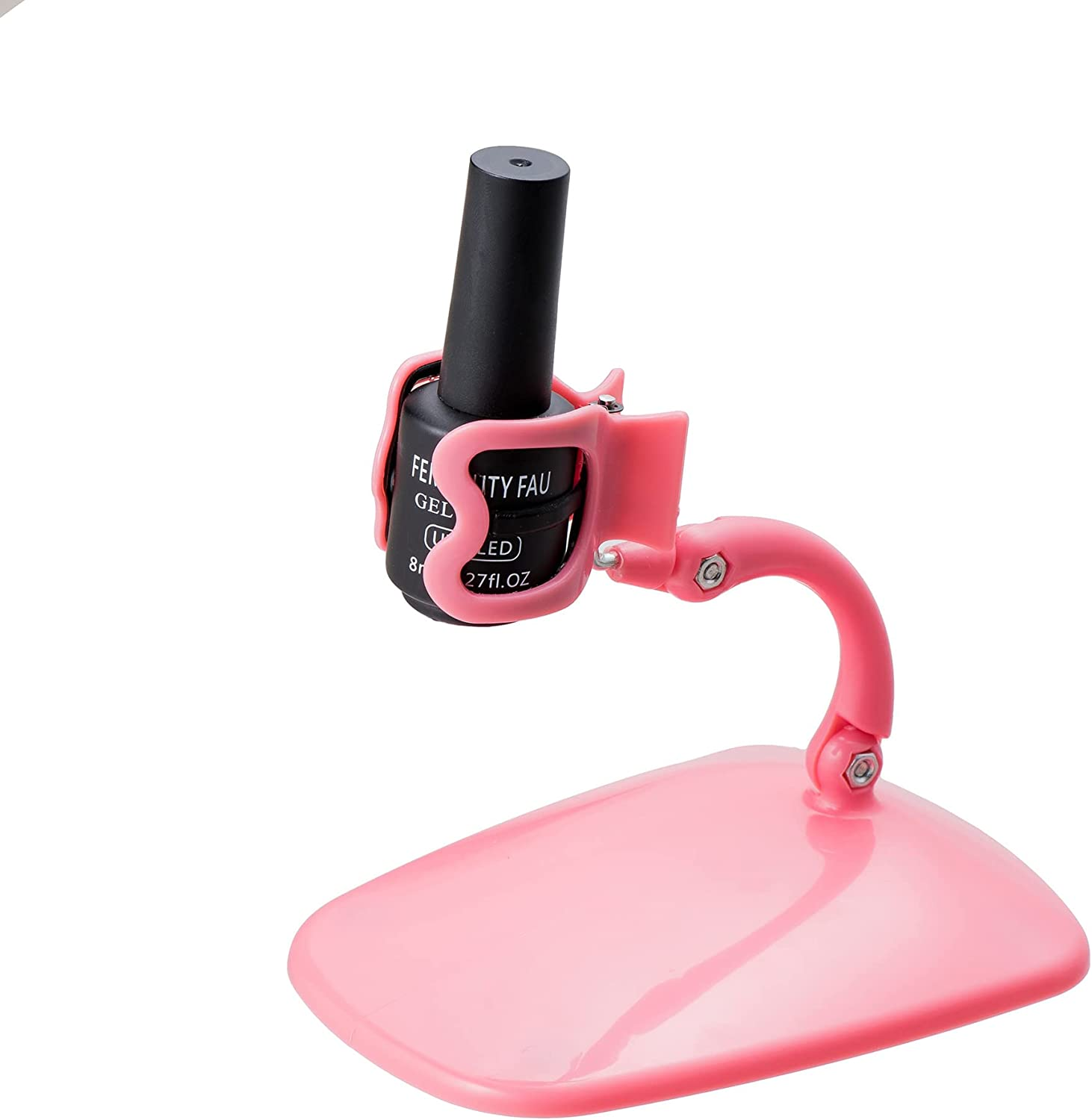 Yenghome Nail Polish Holder,Fingernail Polish Accessories for Nail Art (Pink)